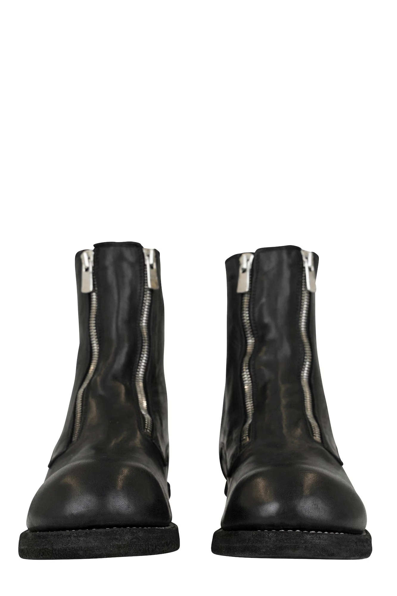 Guidi Full Grain Horse Double Front Zip Big Daddy Boots - Image 2