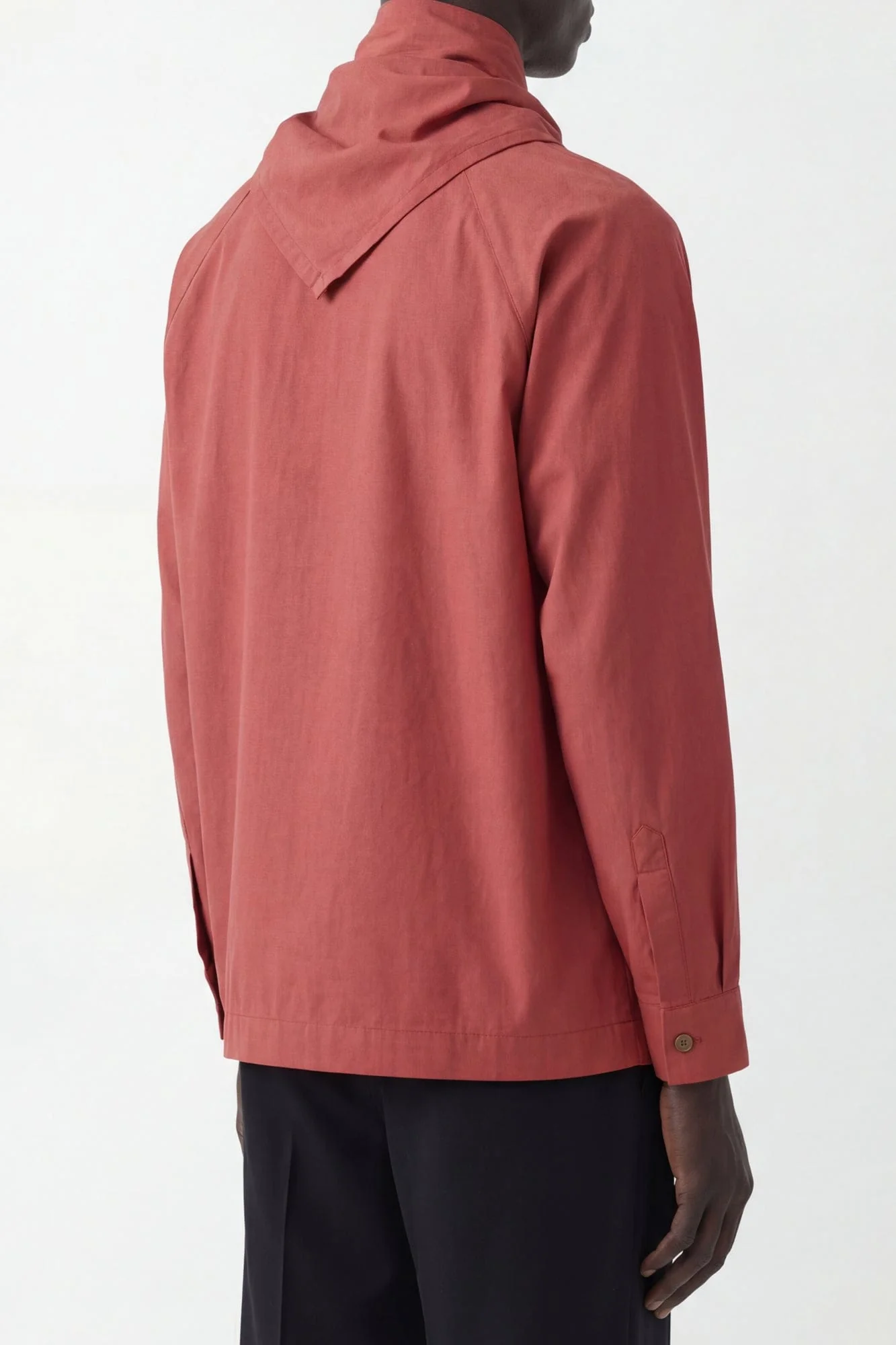Homme Plissé Issey Miyake Streamline Shirt in Red - Image 3