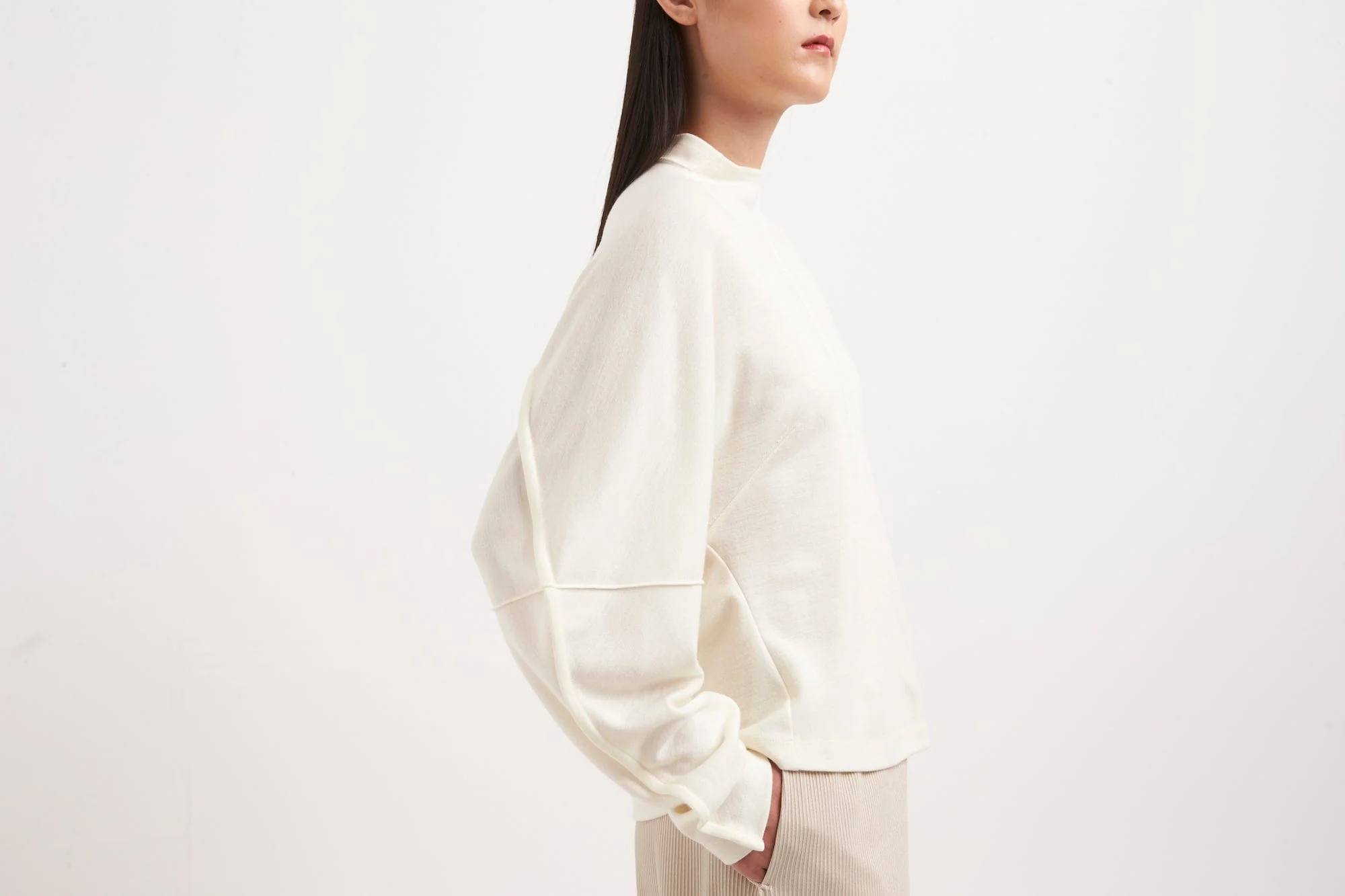 Issey Miyake Tucked Wool Jersey - Image 5