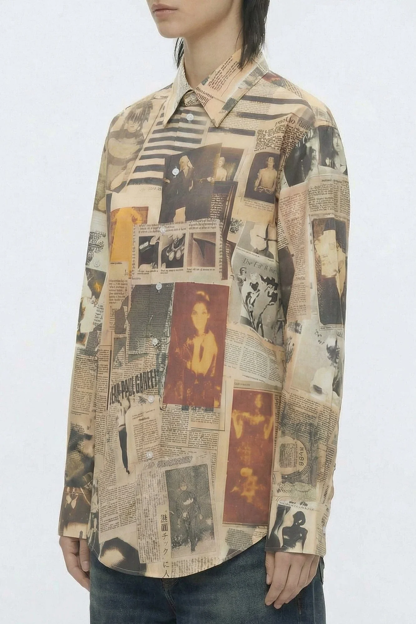 Jean Paul Gaultier Button Up in Journal - Image 2