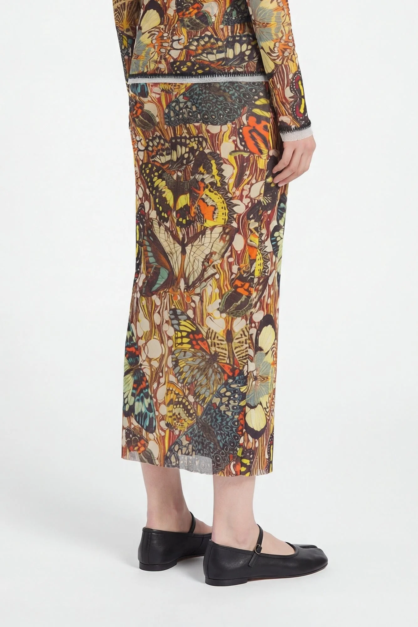 Jean Paul Gaultier Mesh Skirt in Papillion - Image 3