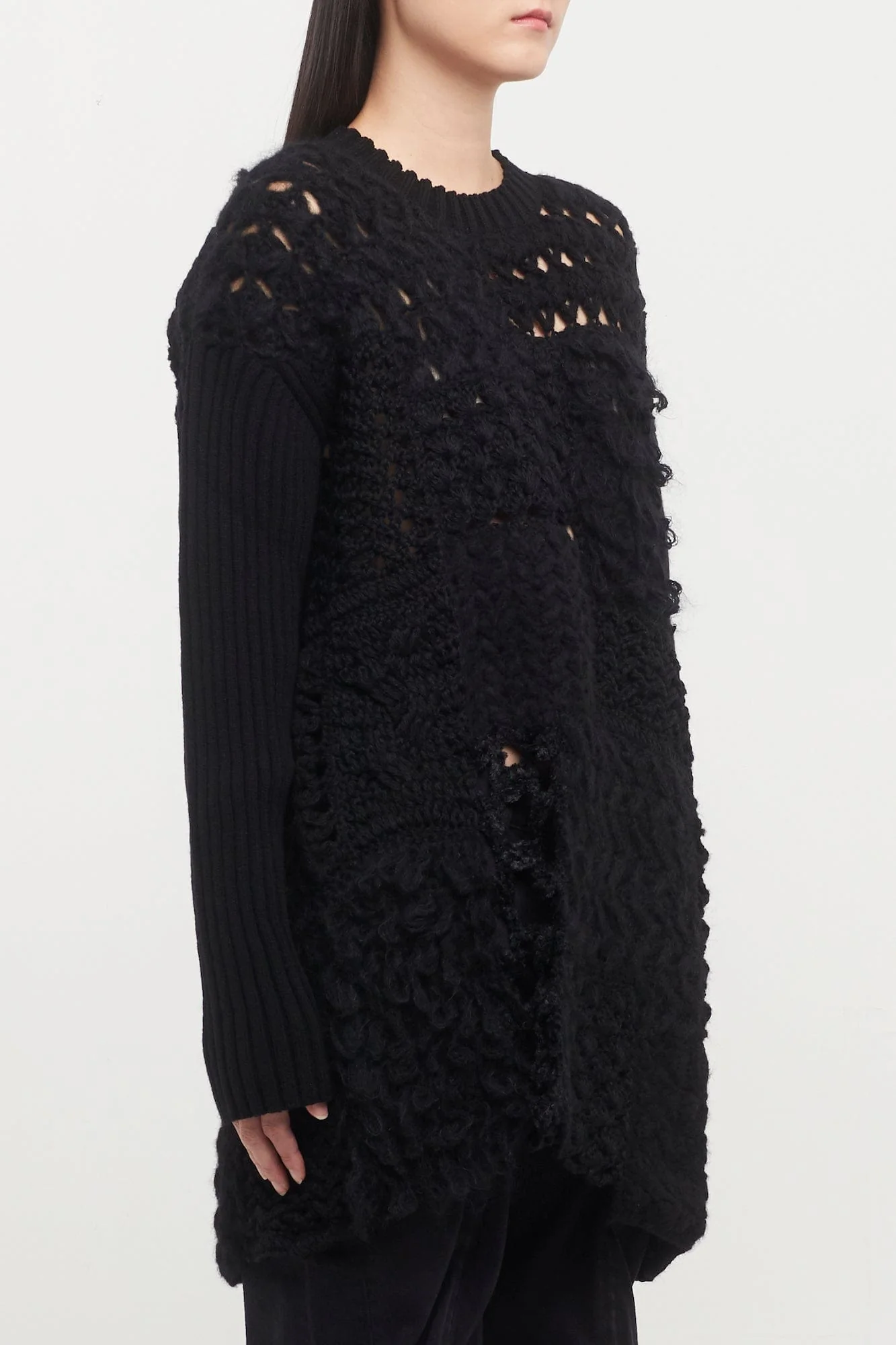 Junya Watanabe Deconstructed Biker Sweater - Image 2