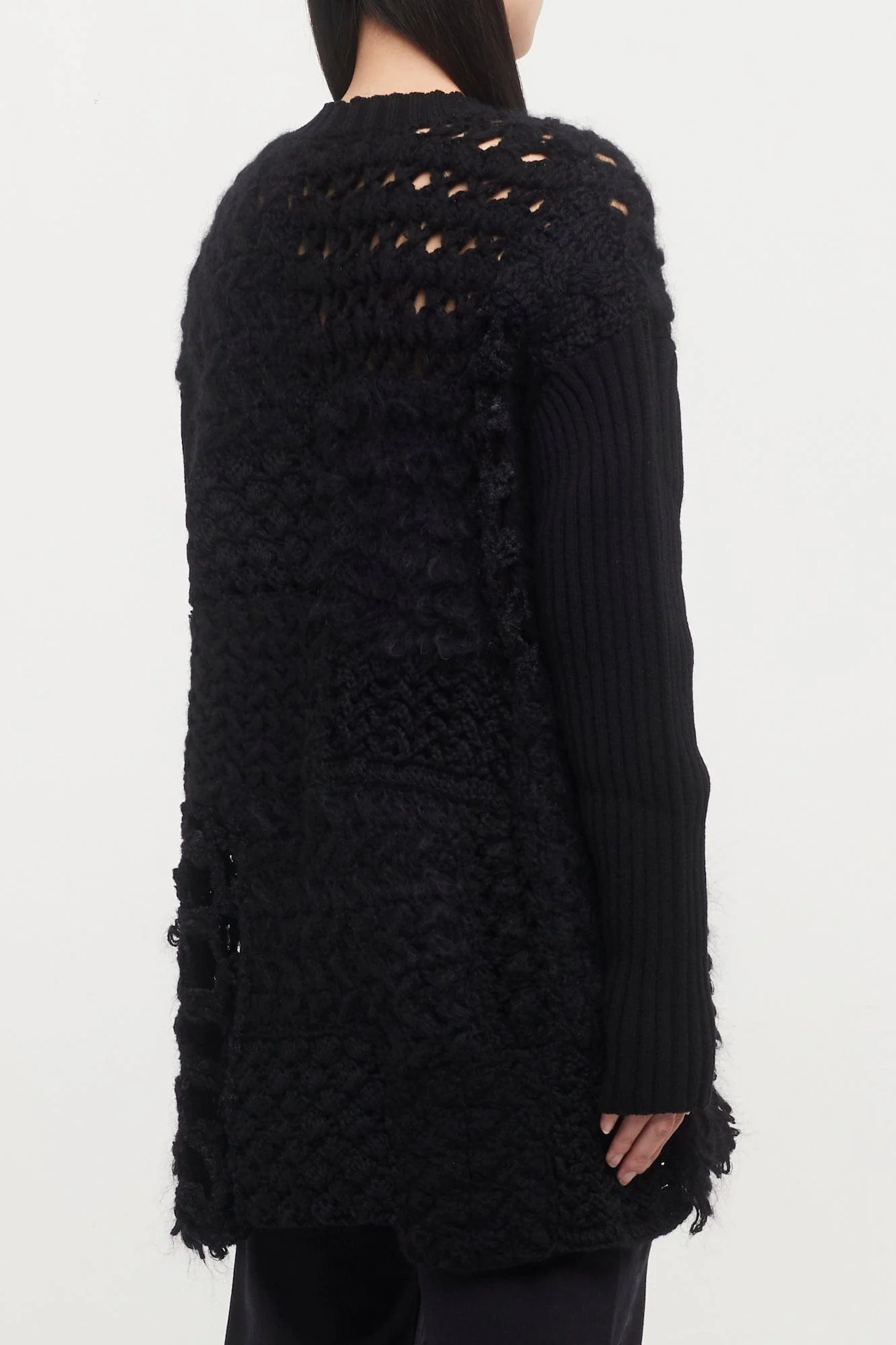 Junya Watanabe Deconstructed Biker Sweater - Image 3