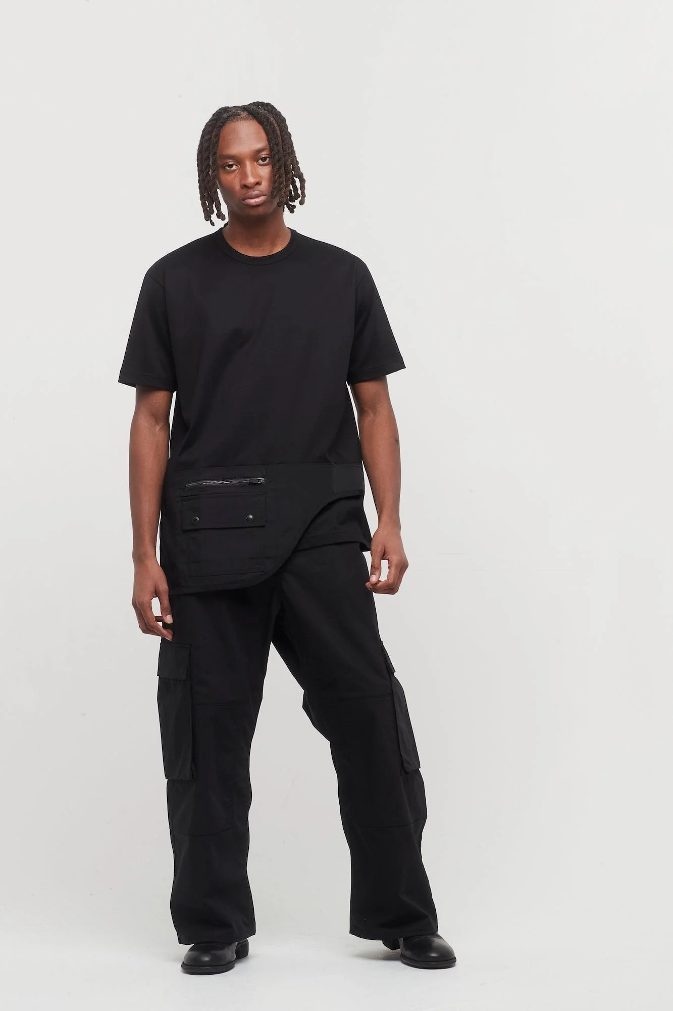 Junya Watanabe MAN Cargo Pants in Black - Image 4