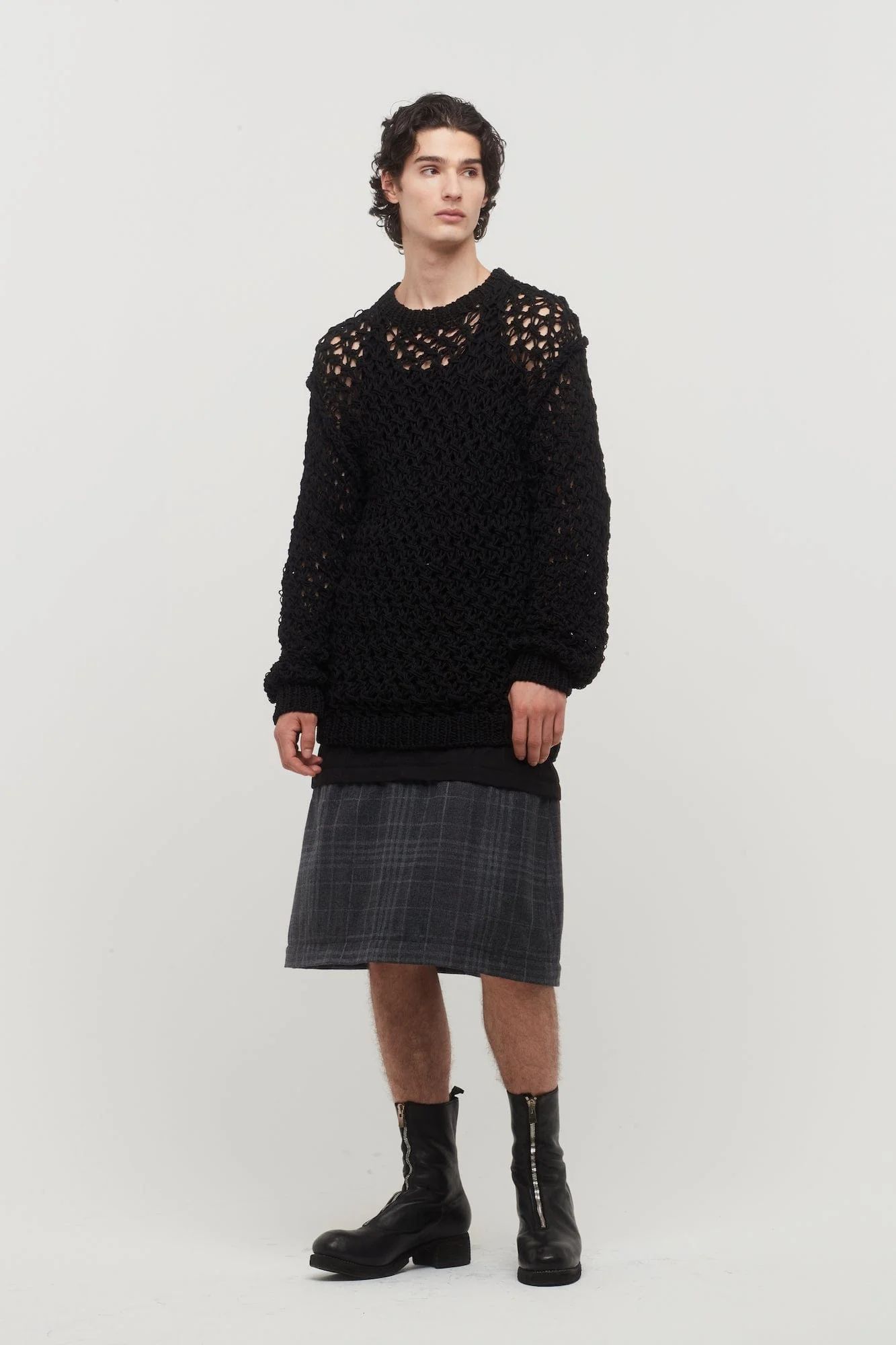 Junya Watanabe MAN Open Knit Sweater - Image 4