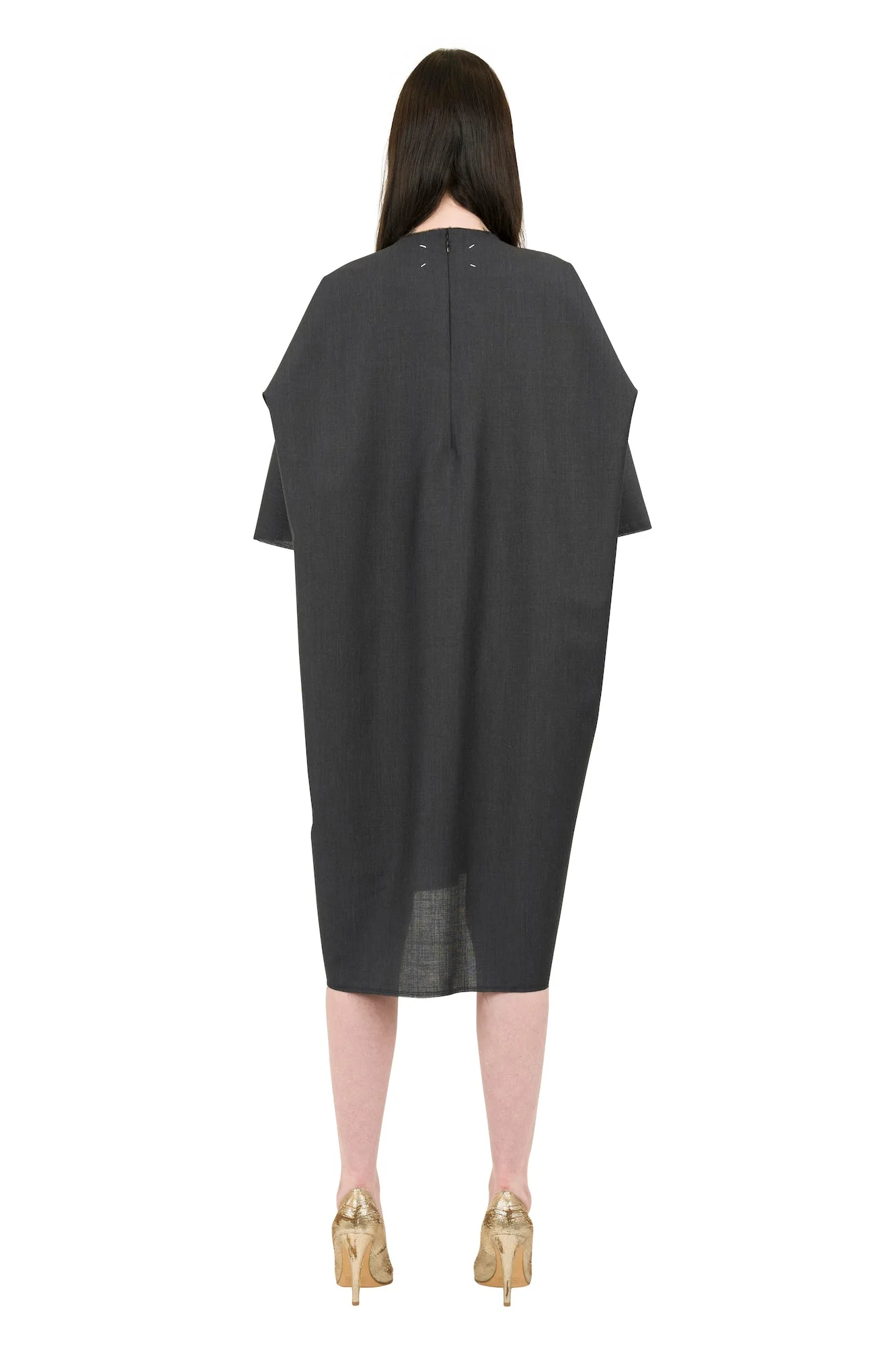 Maison Margiela Short-Sleeved Dress in Black - Image 3