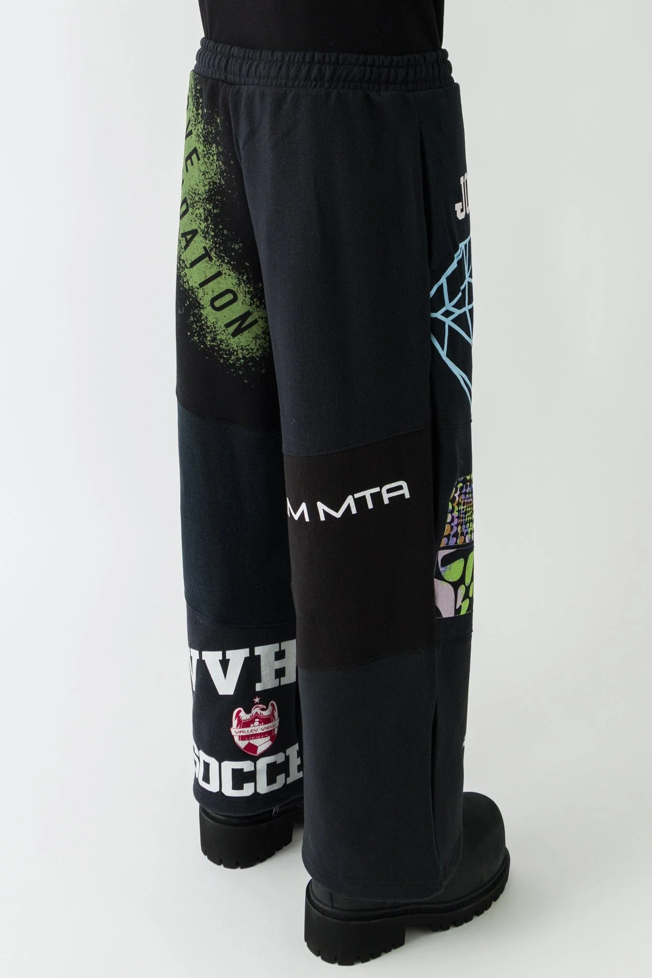 Marine Serre Regenerated Graphic Jersey Sweatpants FW25 - Image 3