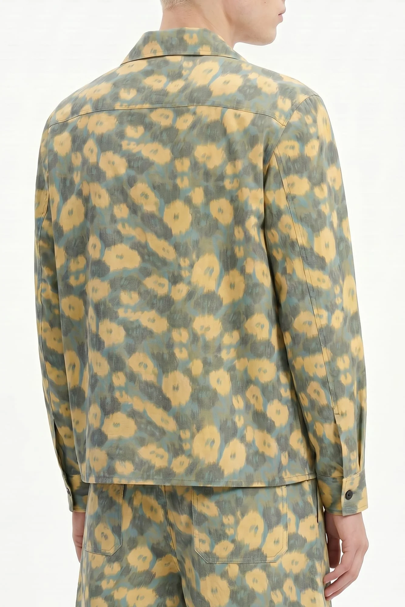 Marni Long Sleeve Yellow Floral Pattern Shirt SS26 - Image 3