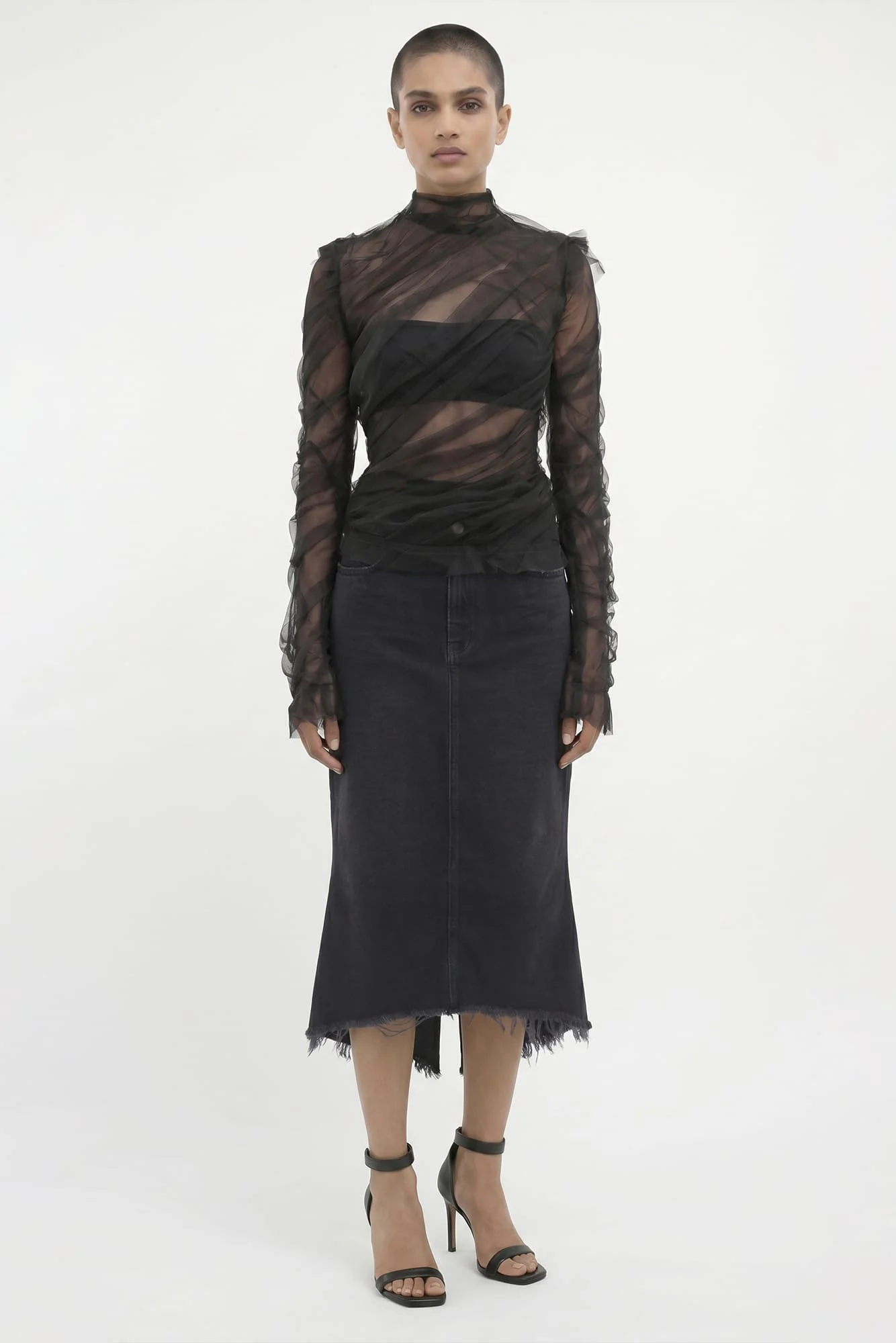 Matières Fécales Lola Woven Tulle Top - Image 4