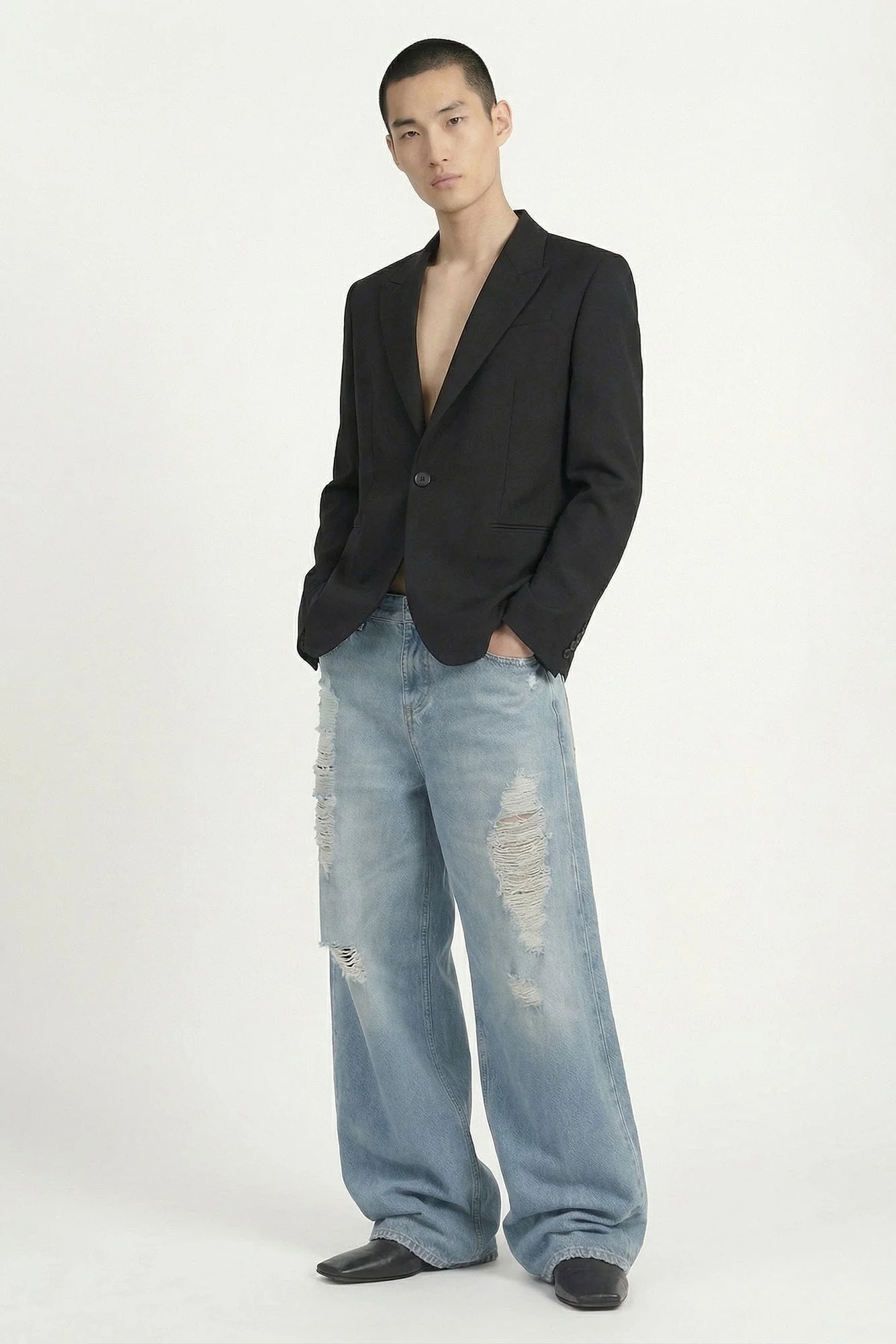 Matières Fécales Monsieur Woven Blazer - Image 4