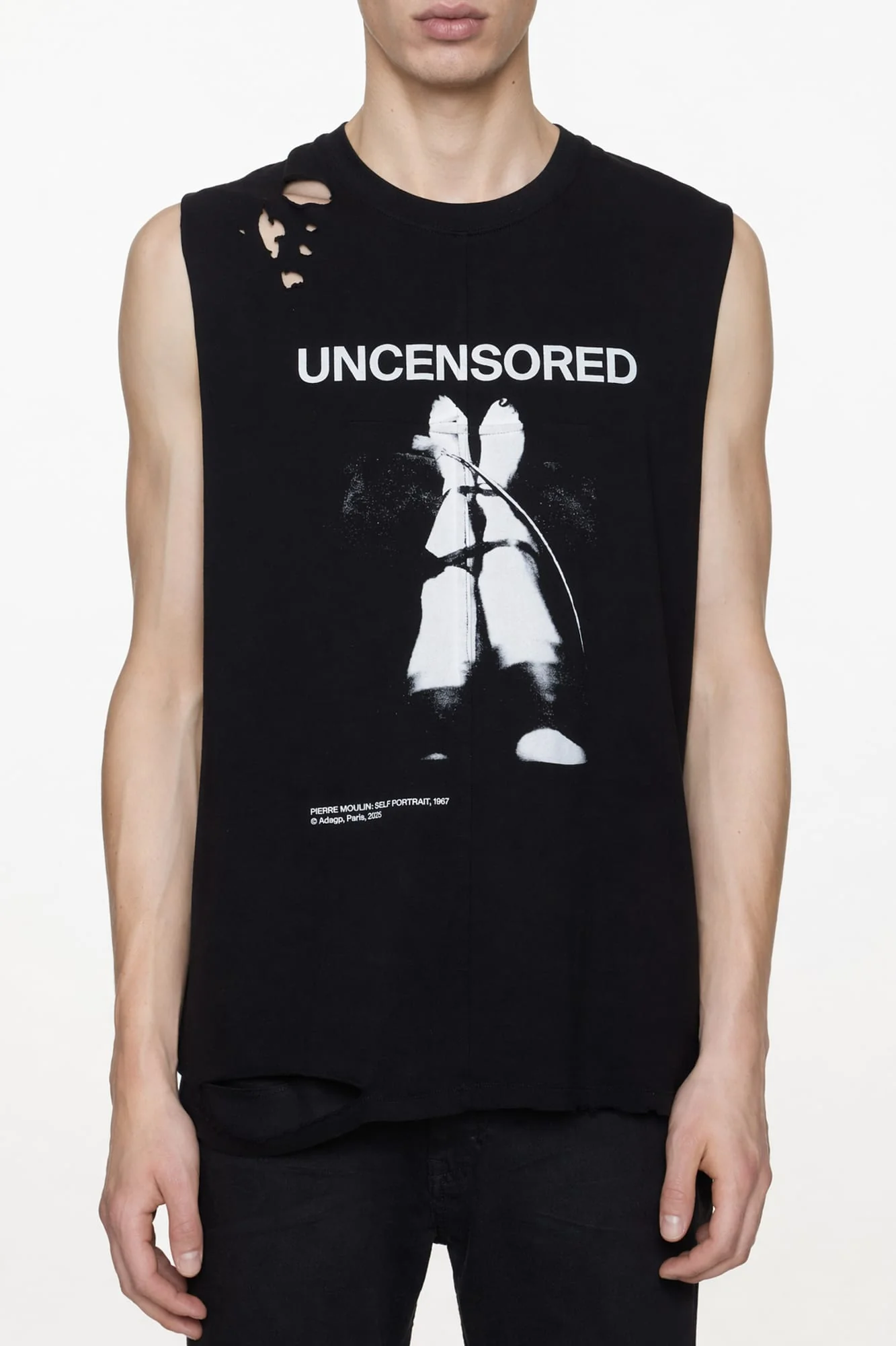 Matières Fécales Unisex Fetische Cut Off Knit Tank