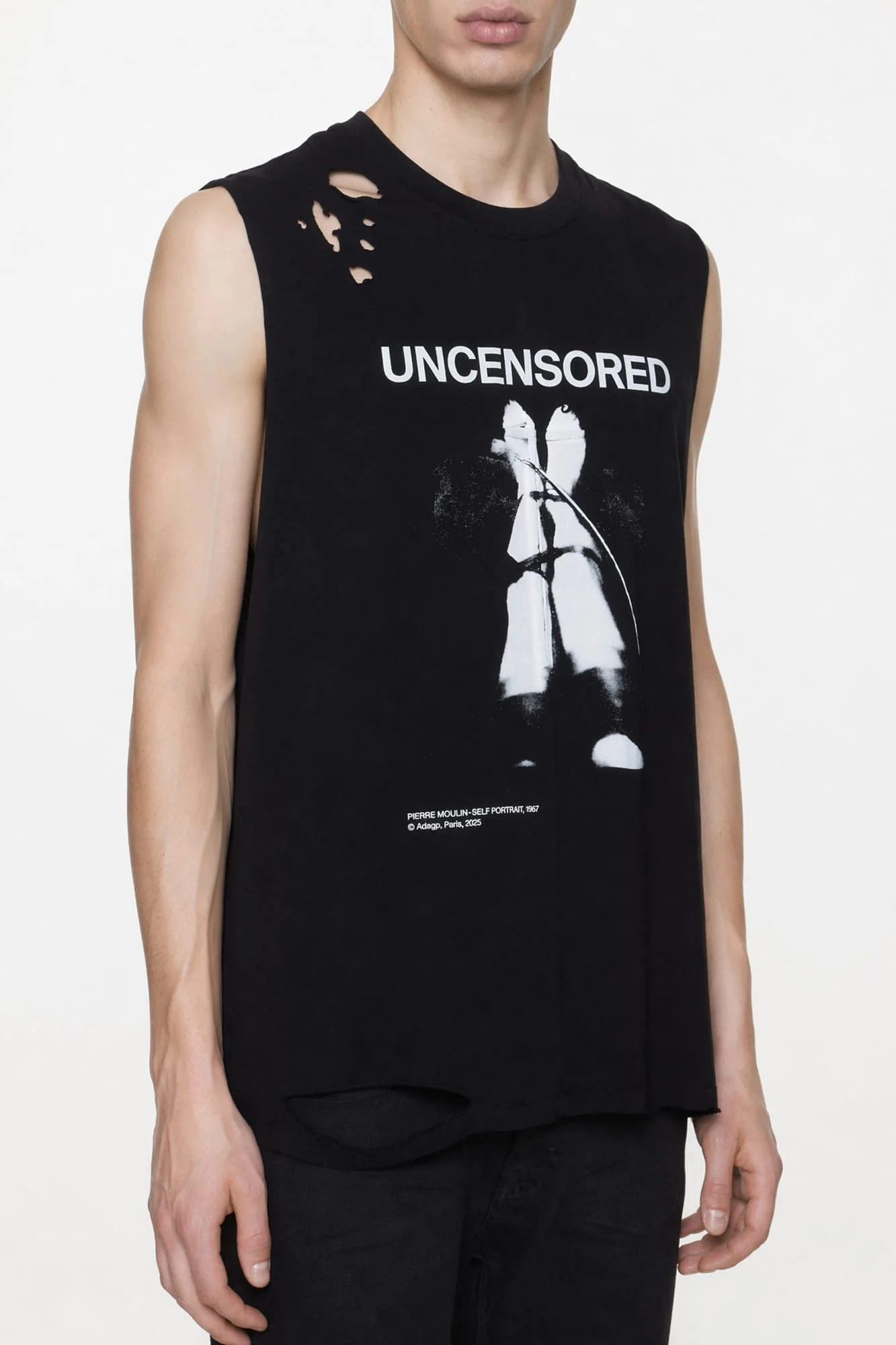 Matières Fécales Unisex Fetische Cut Off Knit Tank - Image 2