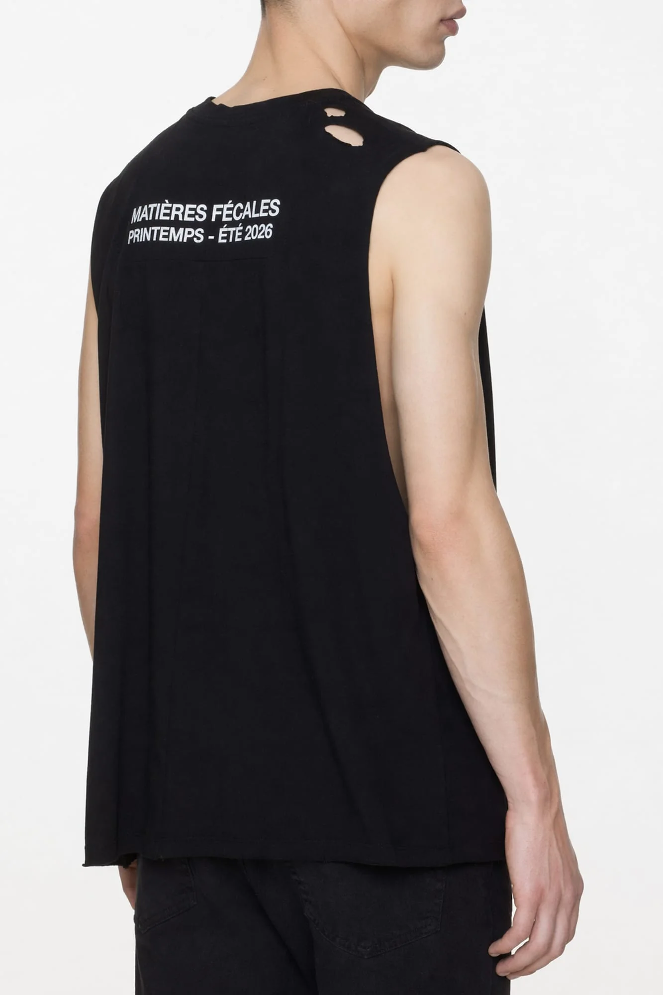 Matières Fécales Unisex Fetische Cut Off Knit Tank - Image 3
