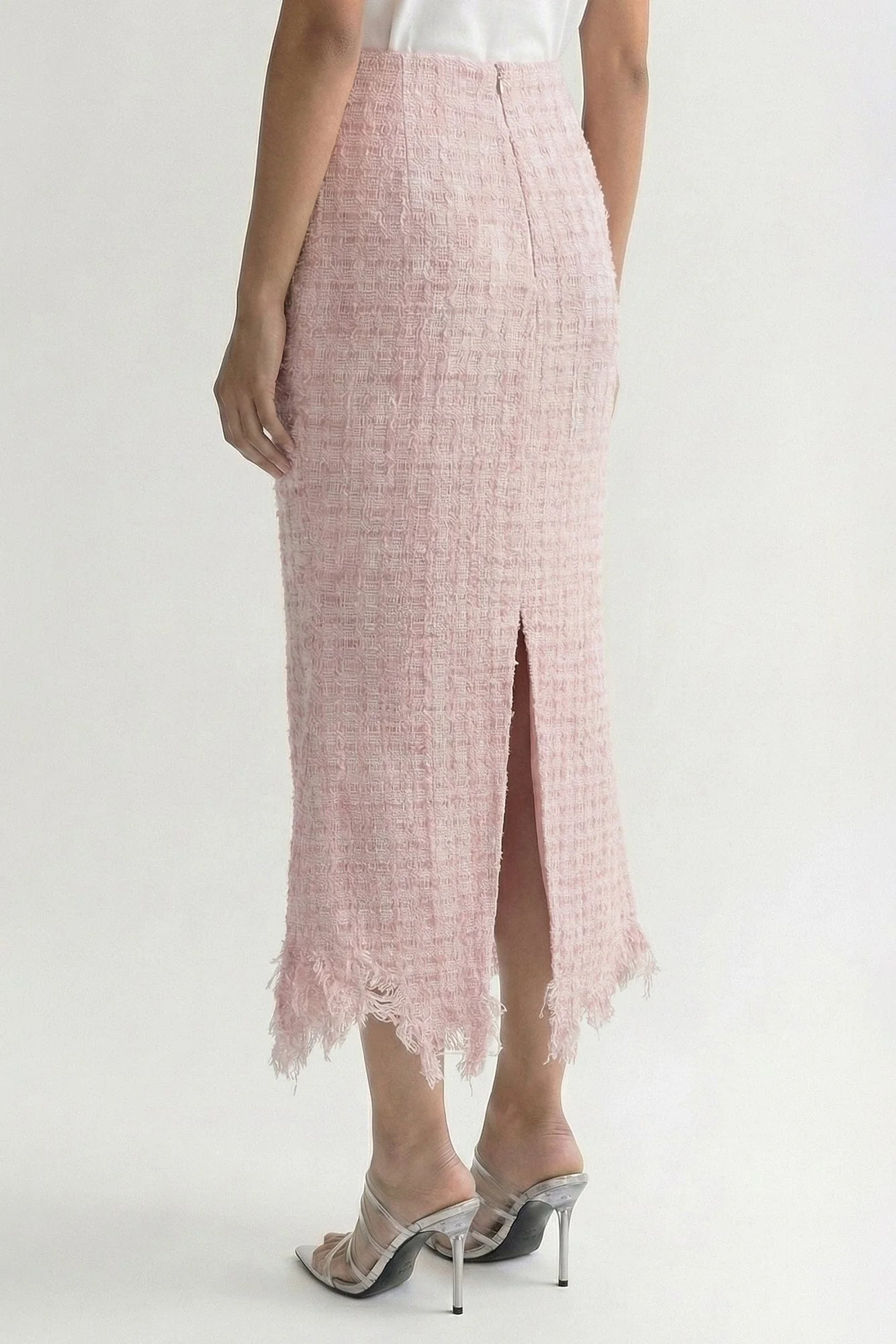 Matières Fécales Vendome Woven Tweed Skirt - Image 3