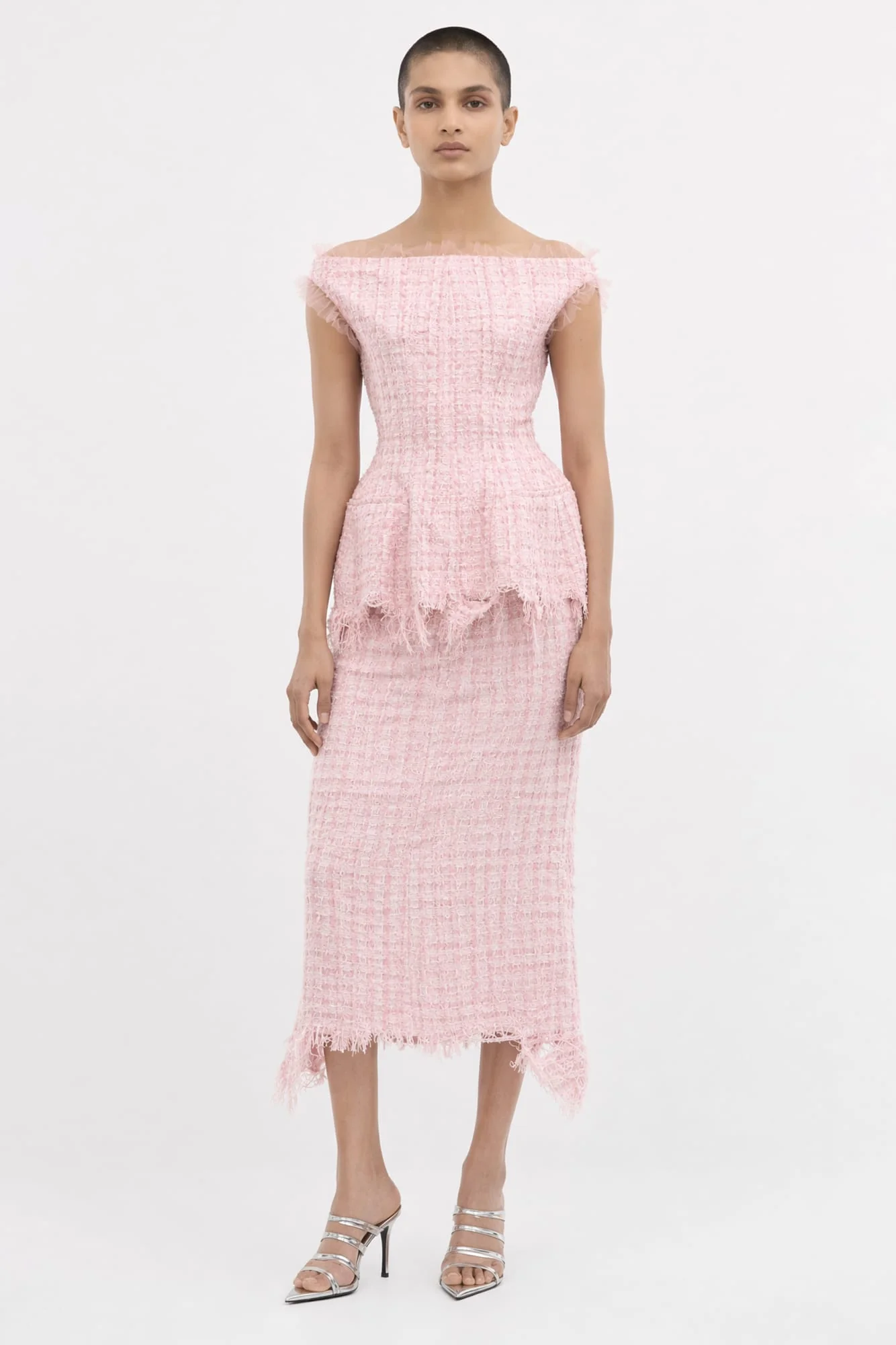 Matières Fécales Vendome Woven Tweed Top - Image 4