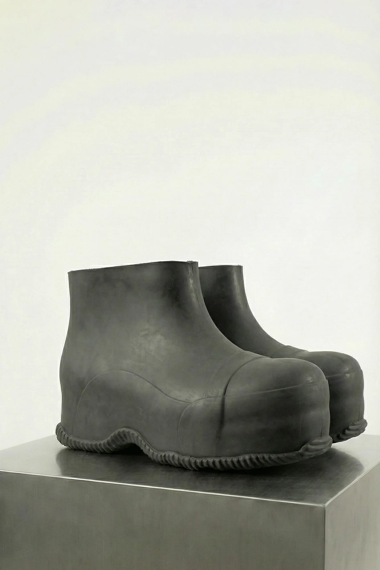 Matthew M Williams Low Rubber Boot in Black SS26 - Image 2