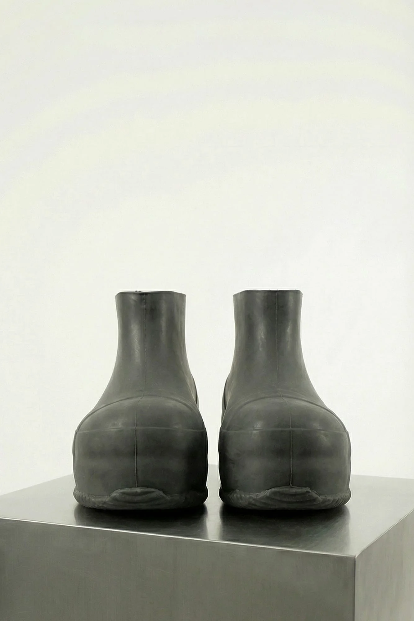 Matthew M Williams Low Rubber Boot in Black SS26 - Image 3