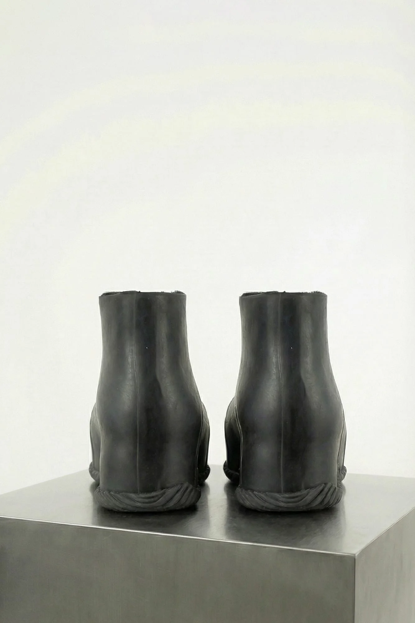 Matthew M Williams Low Rubber Boot in Black SS26 - Image 4