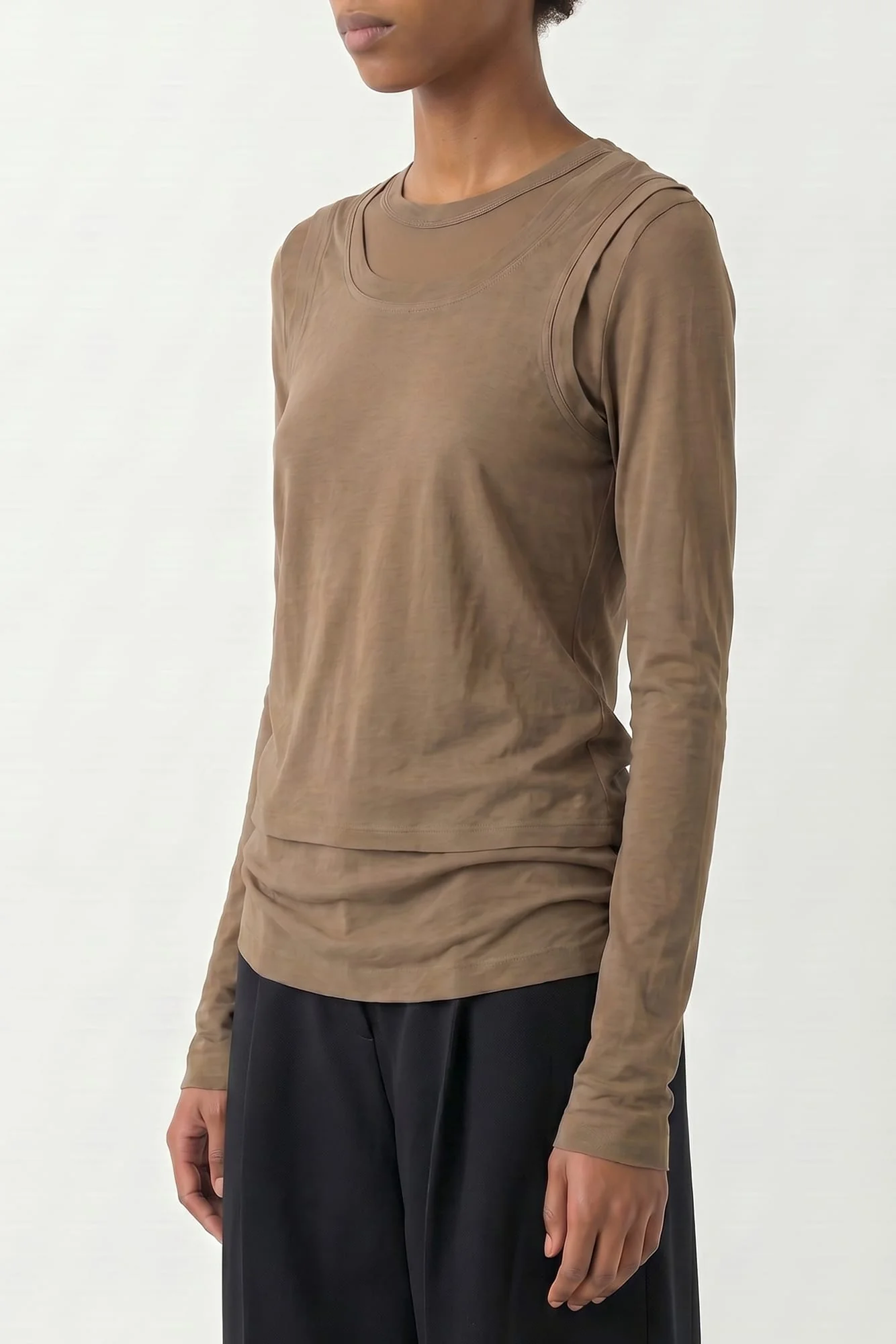 Melitta Baumeister Long Sleeve Double Top SS26 - Image 2
