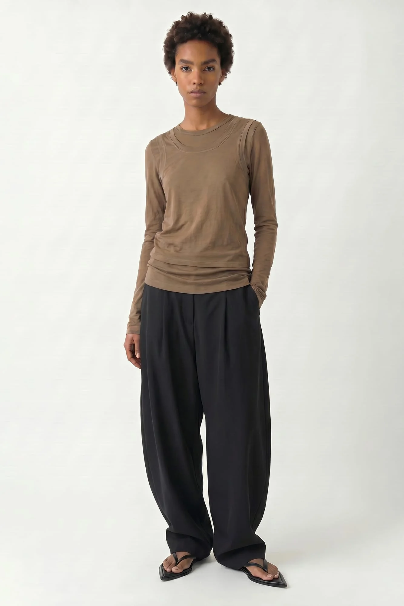 Melitta Baumeister Long Sleeve Double Top SS26 - Image 4
