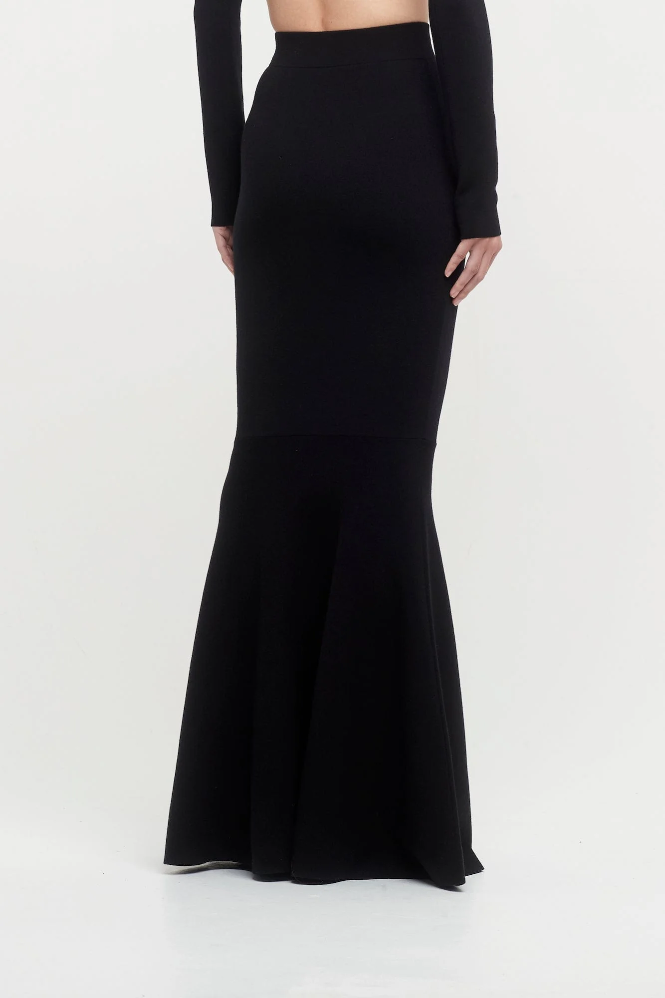 Nina Ricci Wool Blend Mermaid Long Skirt - Image 3