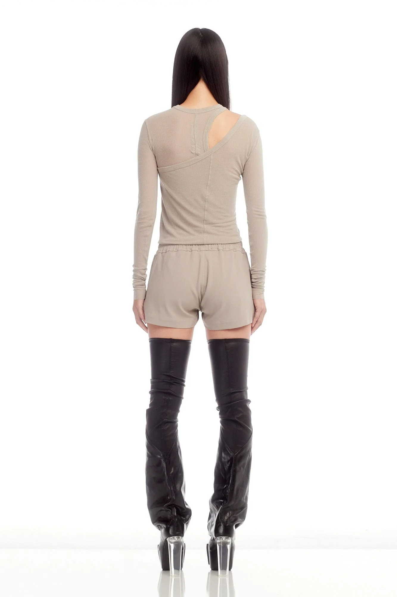Rick Owens Banana LS T in Pearl - Image 3
