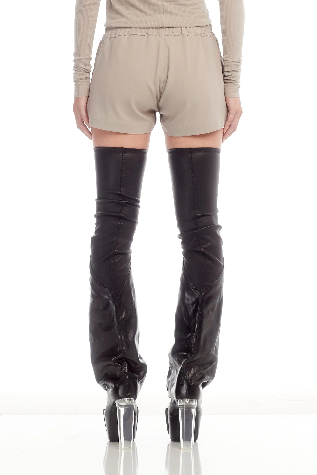Rick Owens Fog Boxers in Pearl - Image 2