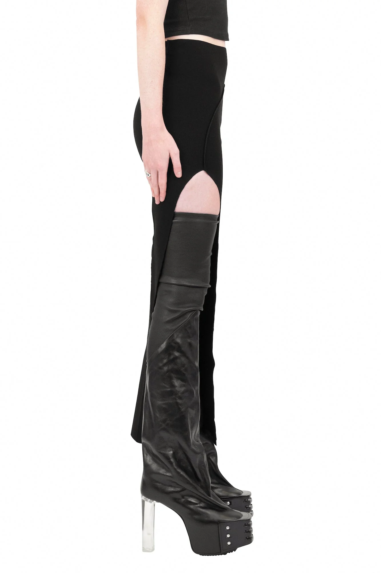 Rick Owens Theresa Skirt in Black - Image 2