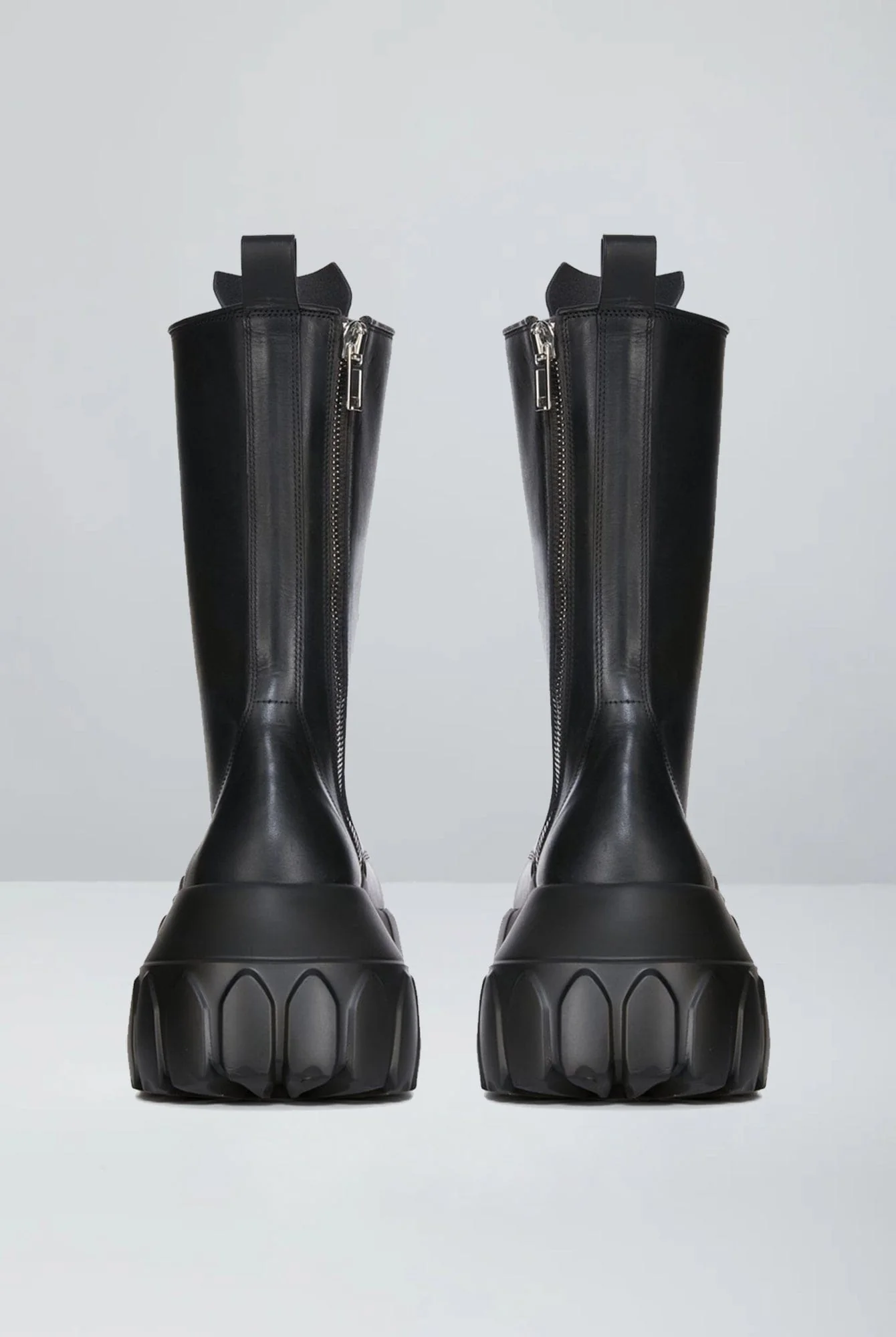 Rick Owens Army Mega Tractor Boots in Black - Image 3