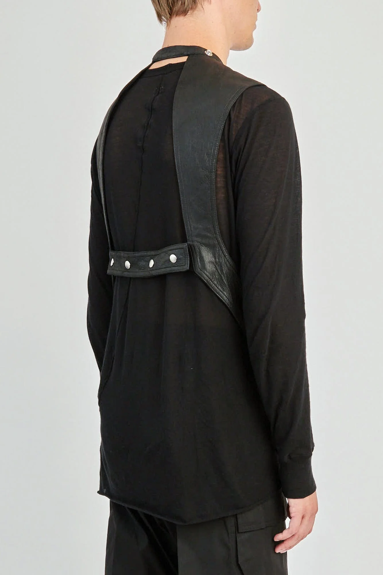 Rick Owens Cargo Vest in Black - Image 3