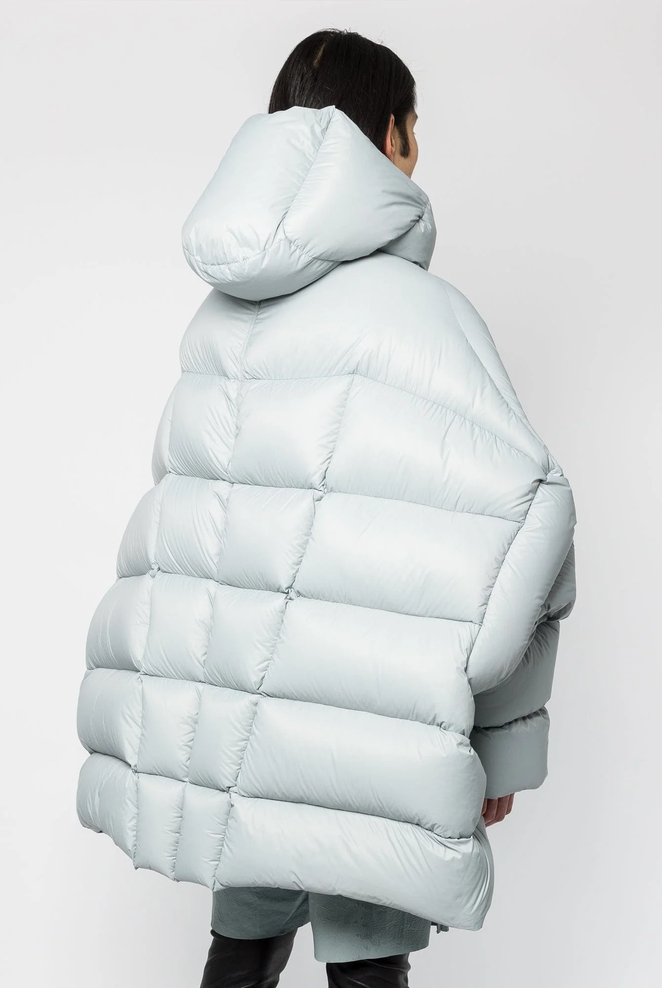 Rick Owens Hooded Peter in Pale Blue - Image 3
