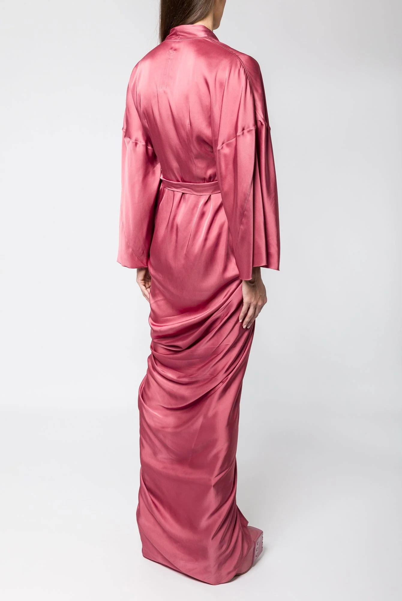 Rick Owens Wrap Gown in Thulian - Image 3