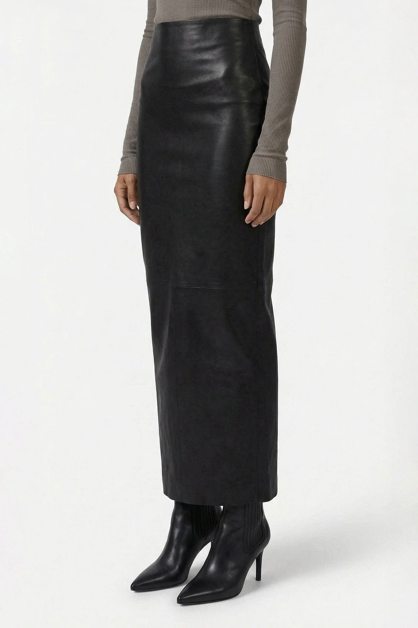 Rick Owens Dirt Pillar Skirt in Black SS26 - Image 2