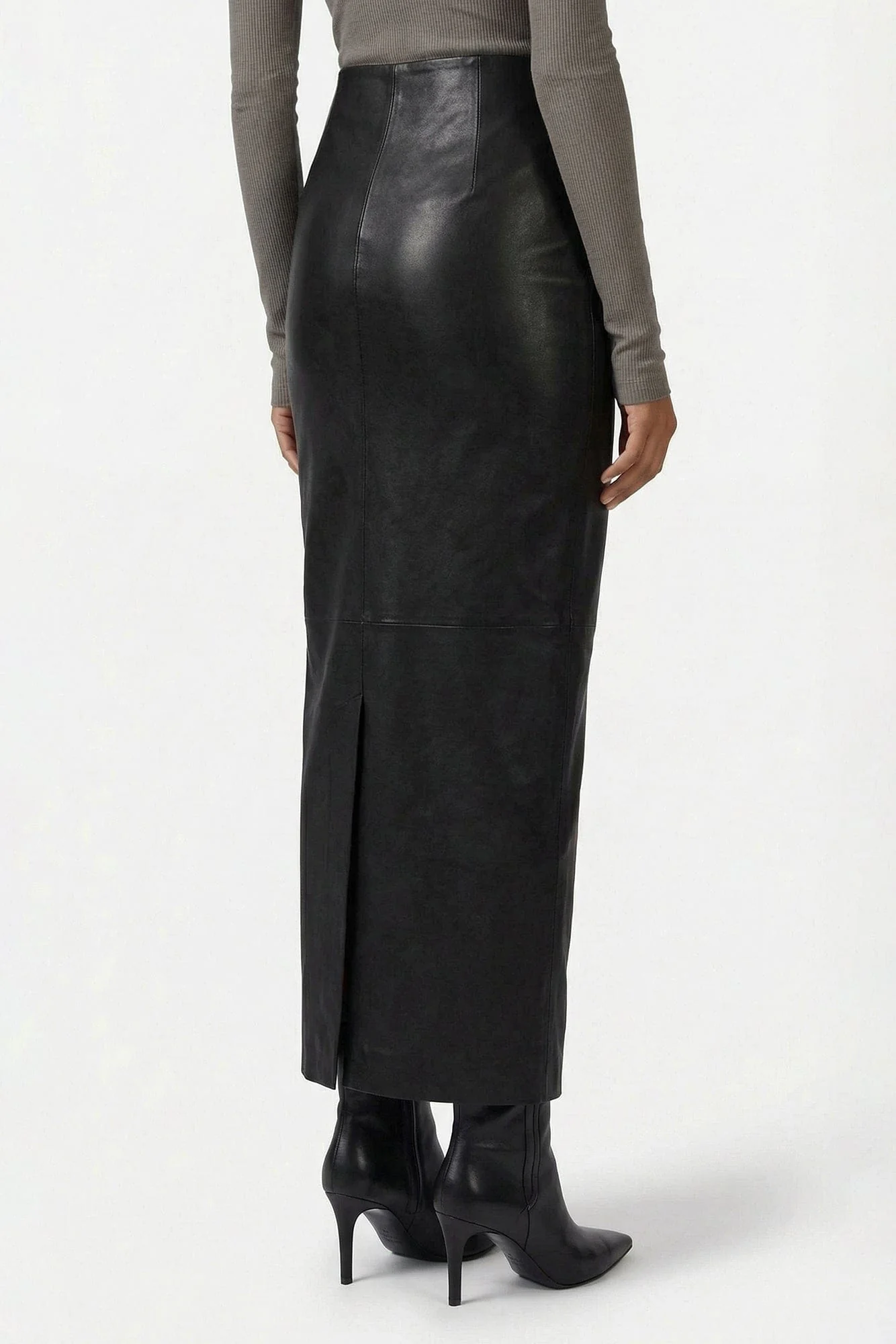 Rick Owens Dirt Pillar Skirt in Black SS26 - Image 3