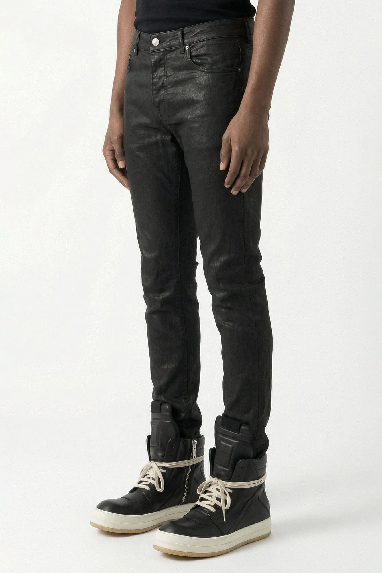 Rick Owens DRKSHDW Detroit Cut Denim in Black - Image 2