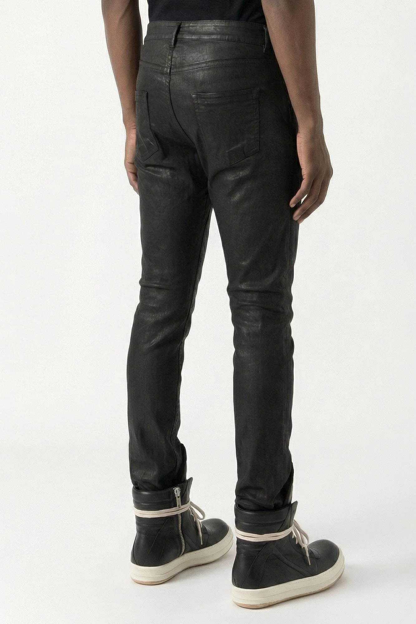 Rick Owens DRKSHDW Detroit Cut Denim in Black - Image 3