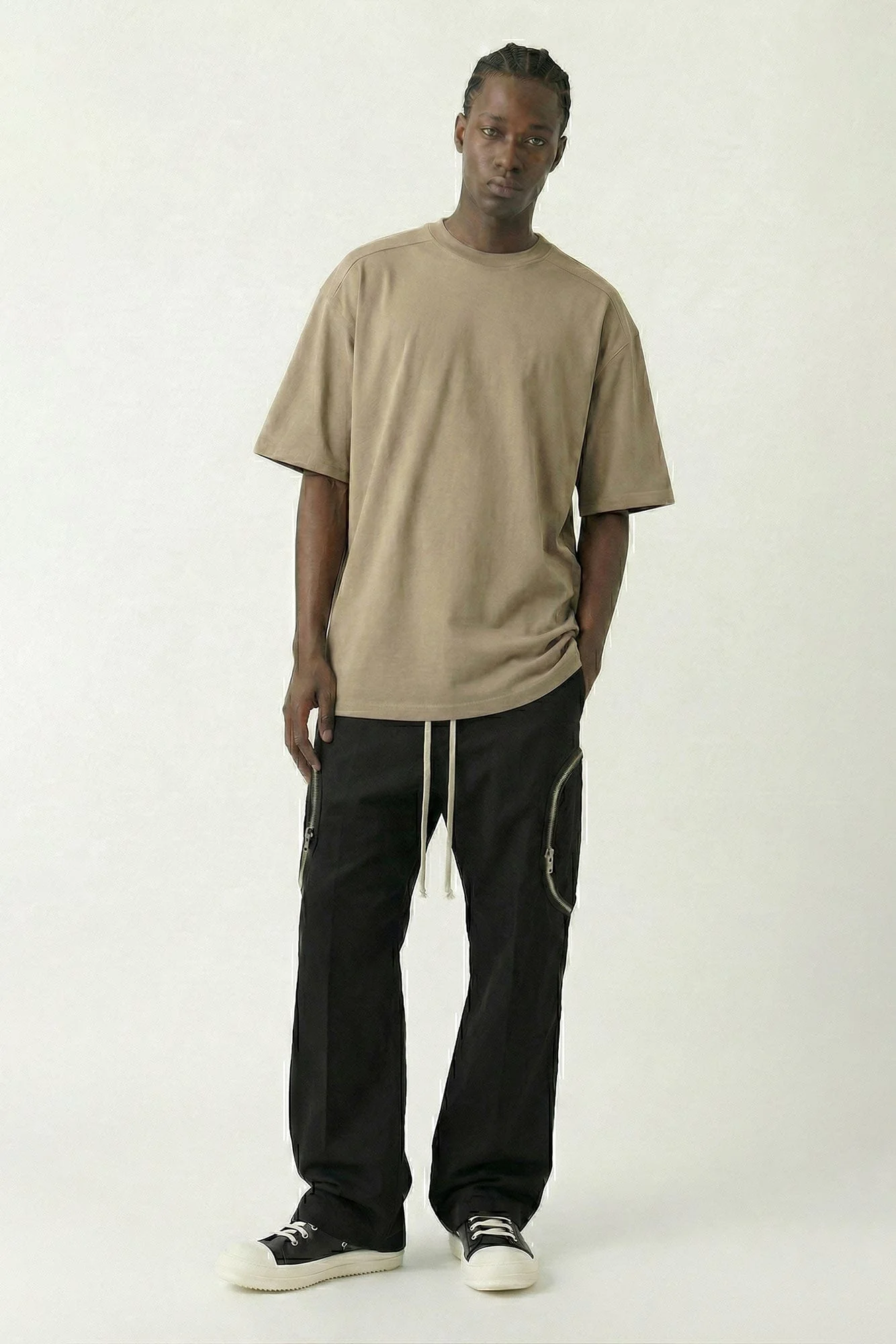 Rick Owens DRKSHDW Jumbo SS T in Flesh - Image 4