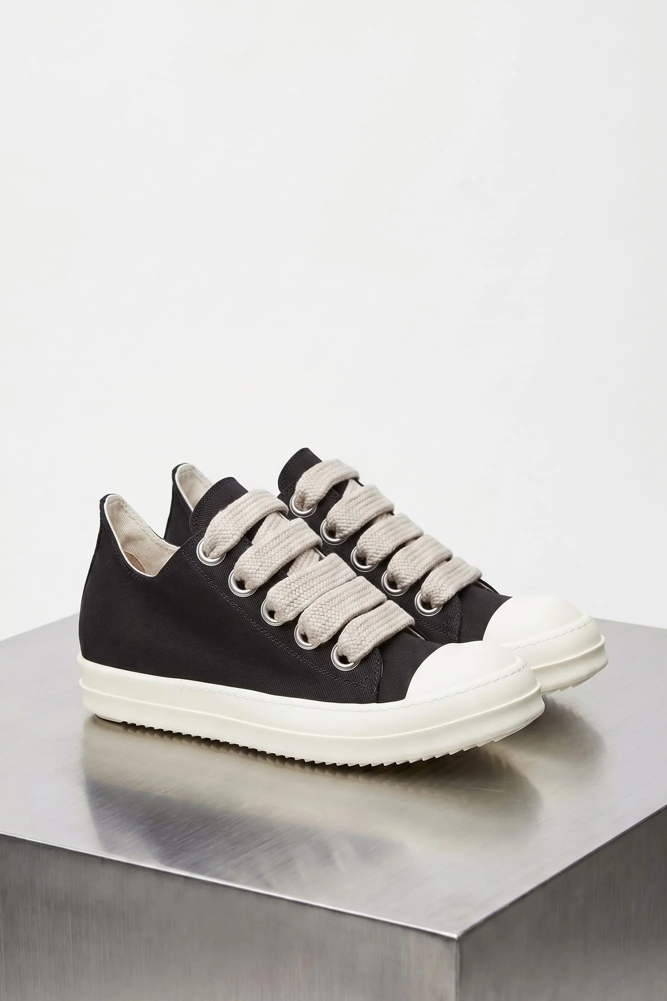 Rick Owens DRKSHDW M Jumbolace Low Sneaks in Black - Image 2