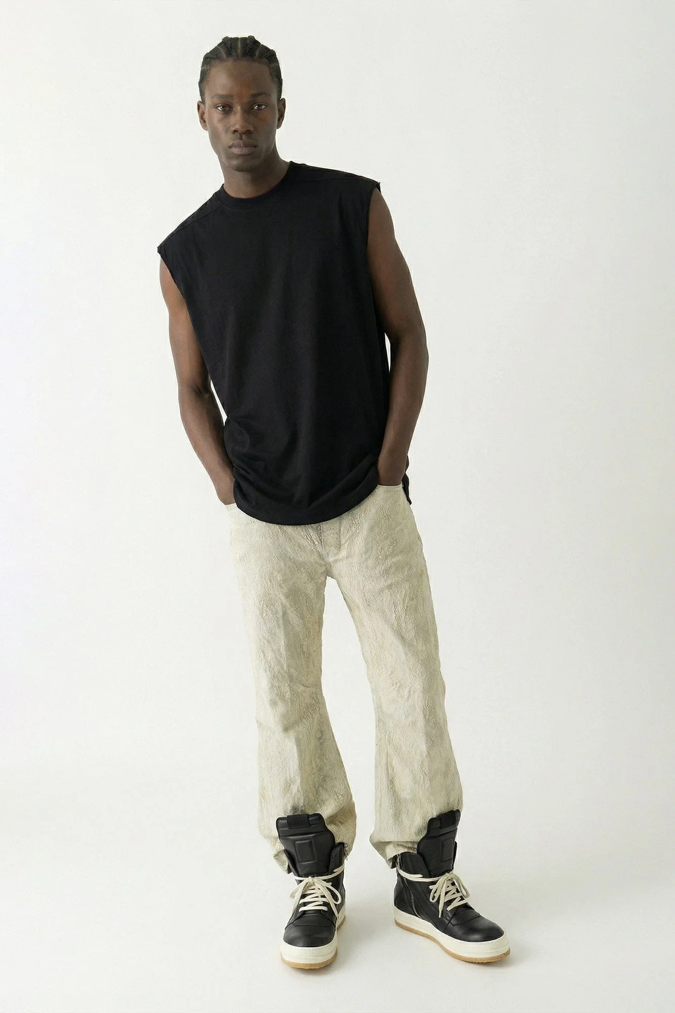 Rick Owens DRKSHDW Tarp T in Black SS26 - Image 4