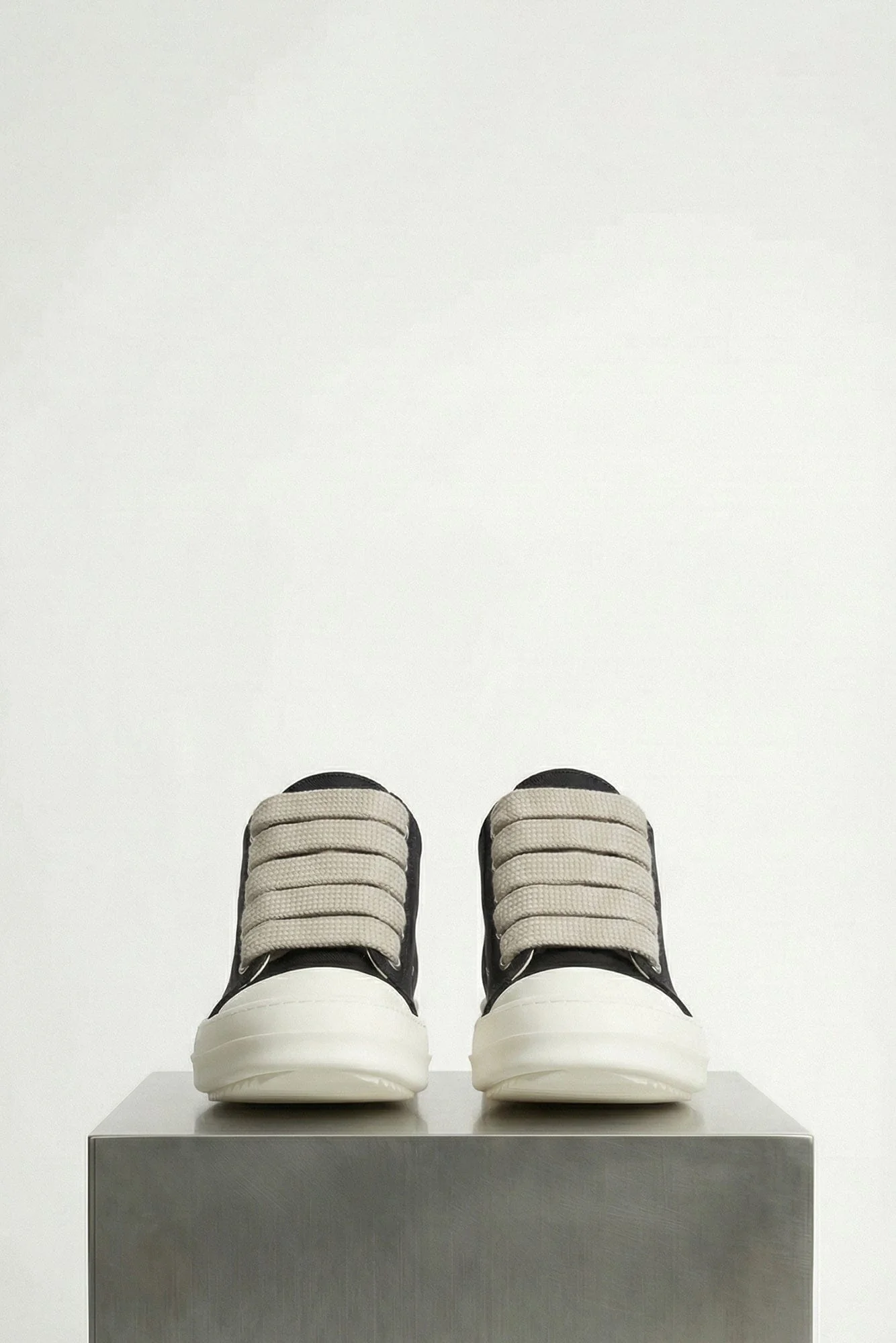 Rick Owens DRKSHDW W Jumbolace Low Sneaks in Black - Image 3