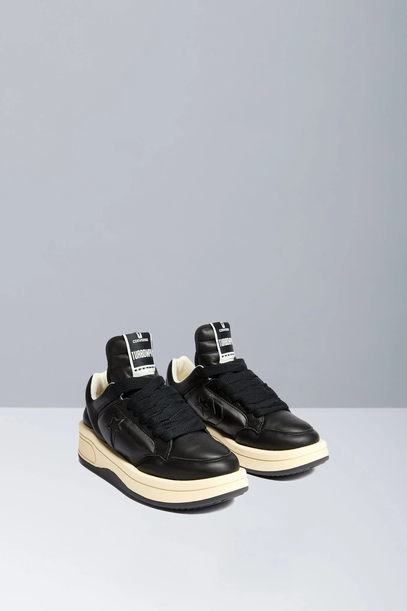 Rick Owens DRKSHDW X Converse TURBOWPN OX in Black - Image 2