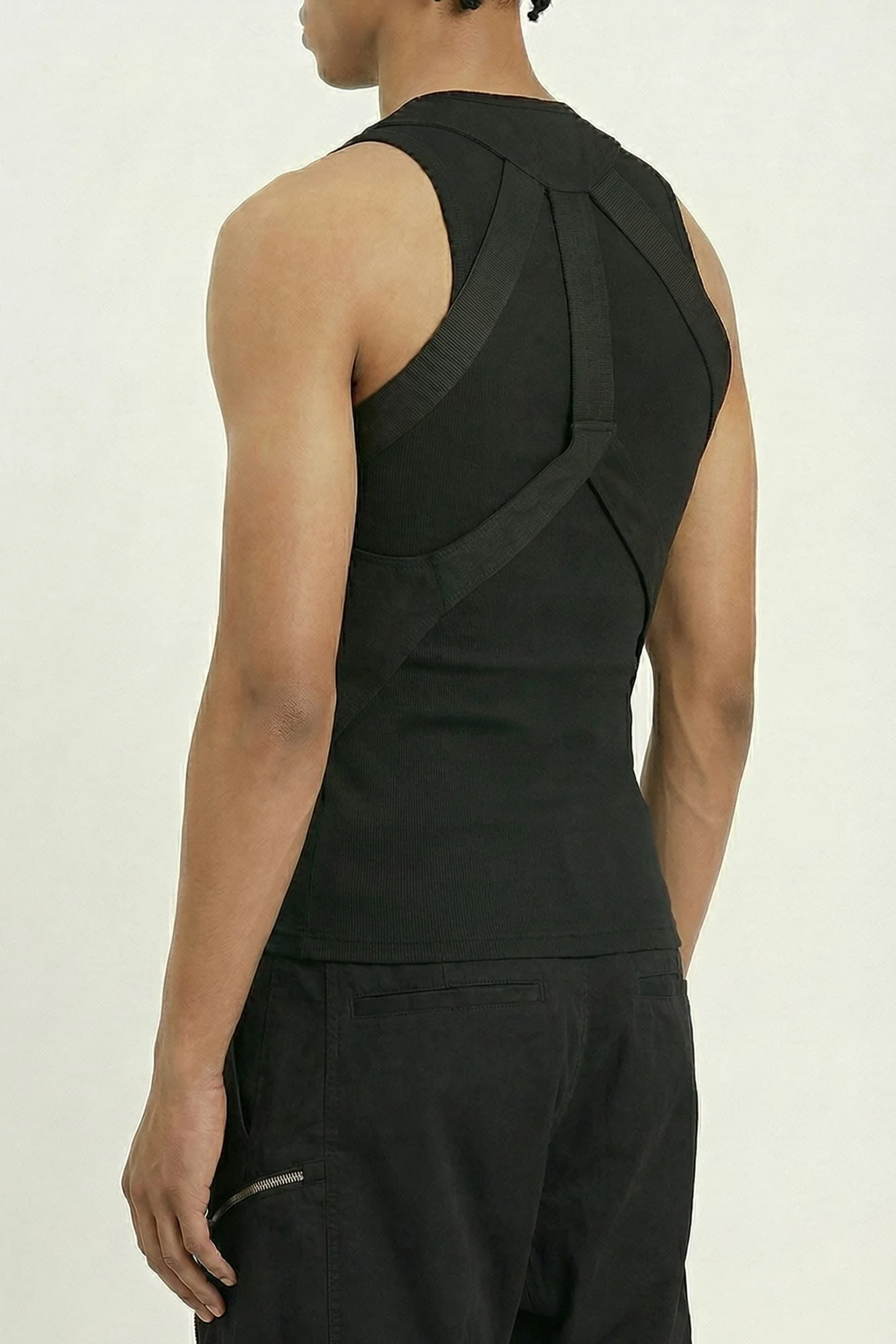 Rick Owens Gilet Temple Vest in Black - Image 3