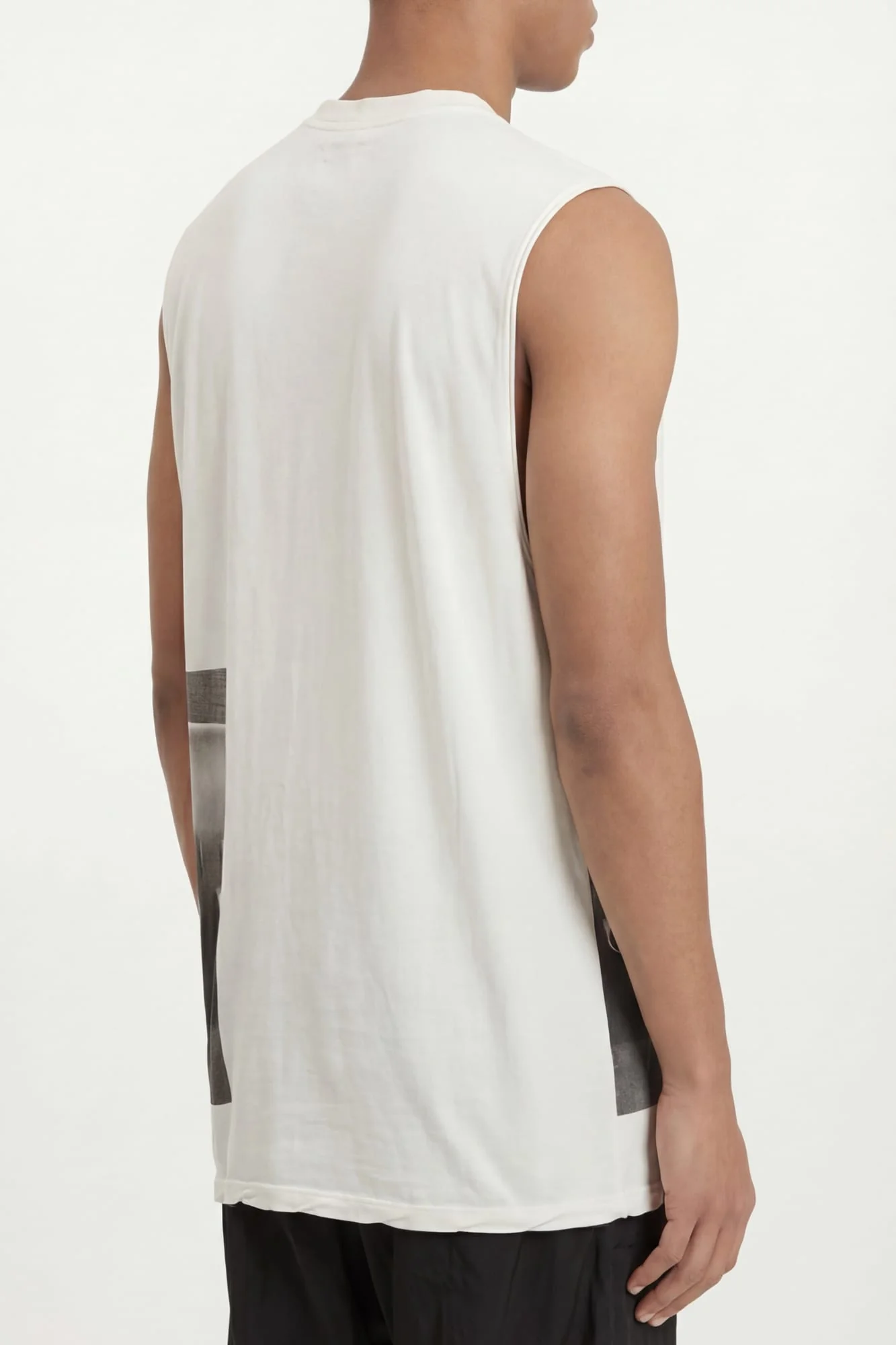Rick Owens Jumbo SL Tank Top in Milk Wash - Image 3