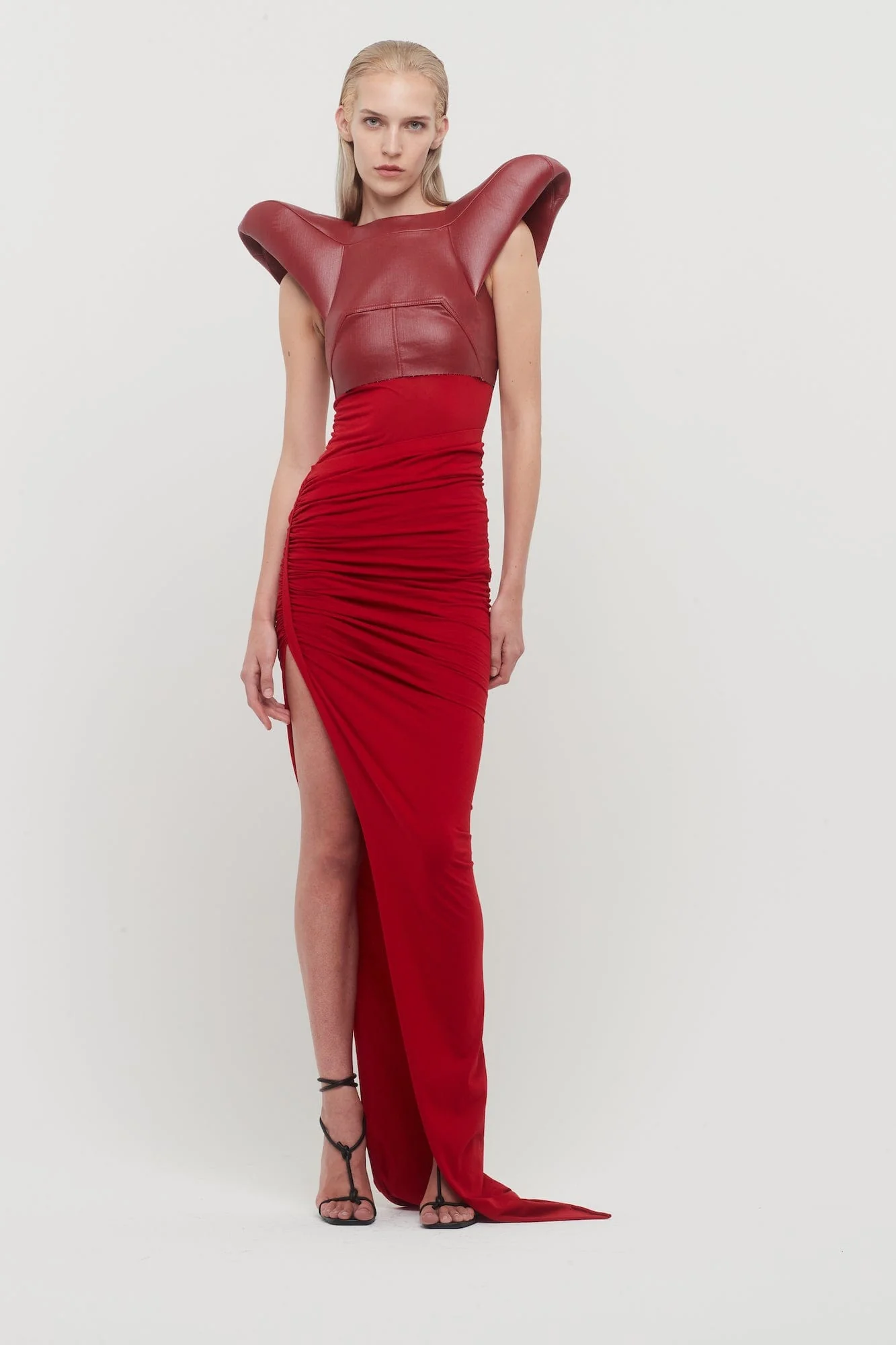 Rick Owens Kunst Top in Cardinal Red - Image 4