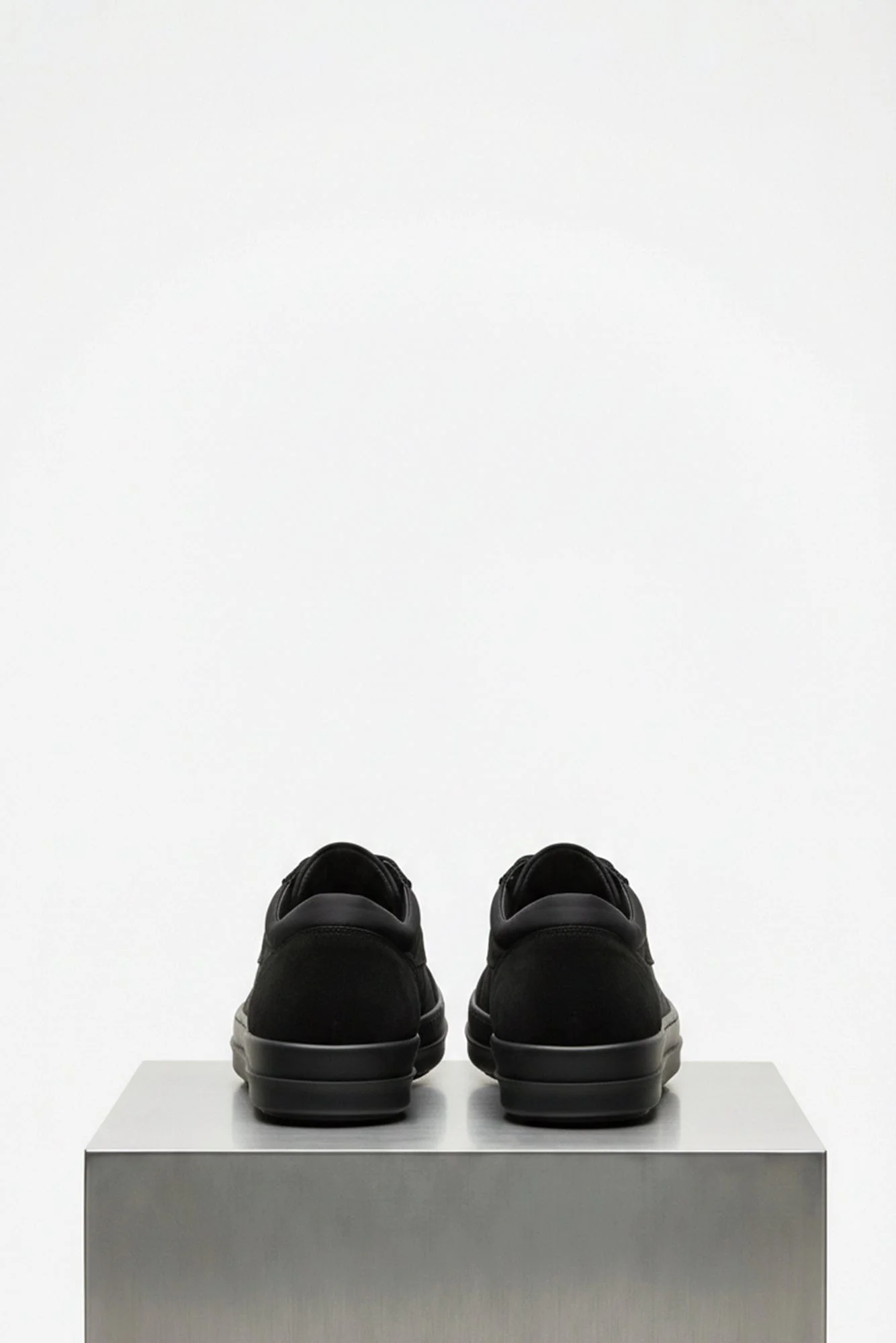 Rick Owens Scarpe In Tessuto E Pelle Vintage Sneaks in Black SS26 - Image 3