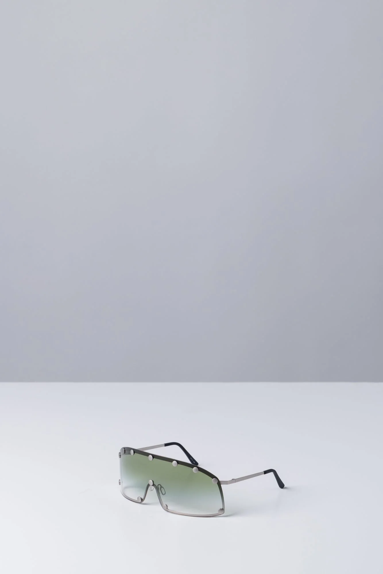 Rick Owens Shielding Sunglasses in Silver - Image 2
