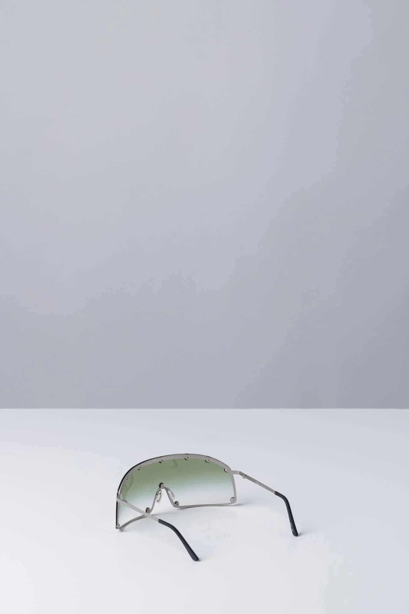 Rick Owens Shielding Sunglasses in Silver - Image 3