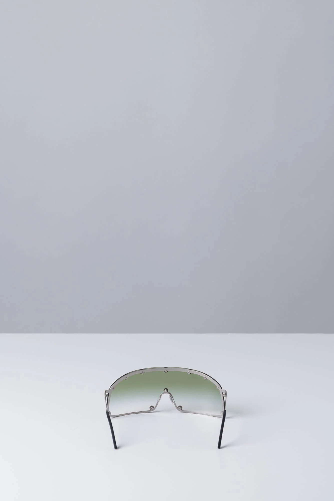 Rick Owens Shielding Sunglasses in Silver - Image 4