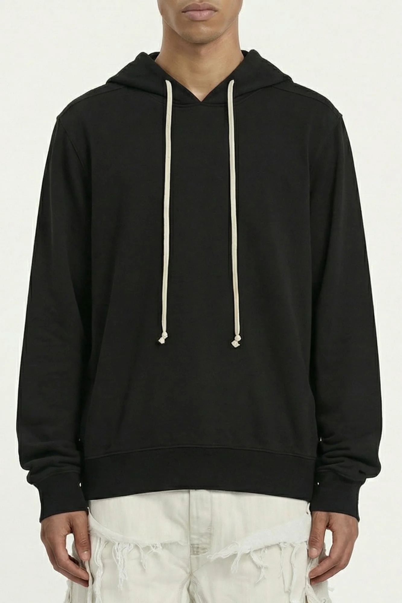 Rick Owens T-Shirt Hoodie in Black