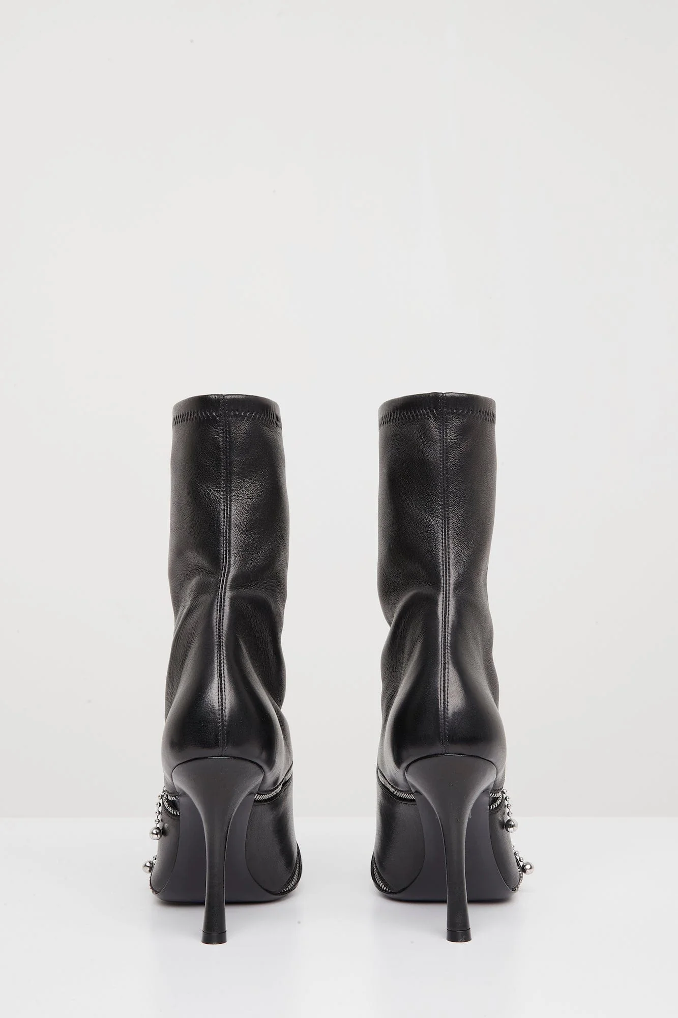 Burberry Peep 100 Boot in Black - Image 4